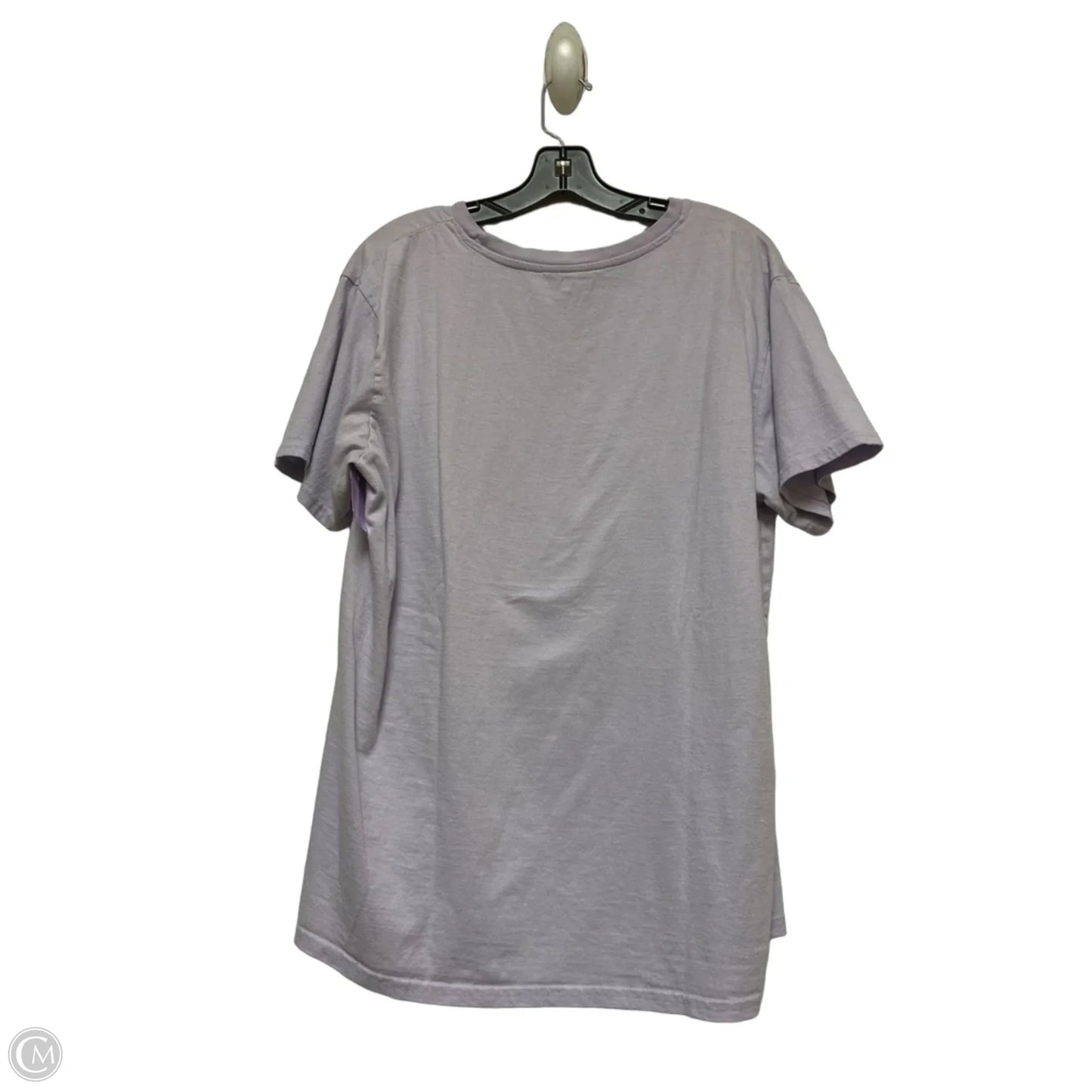 Top Short Sleeve Basic By Disney In Purple, Size: L
