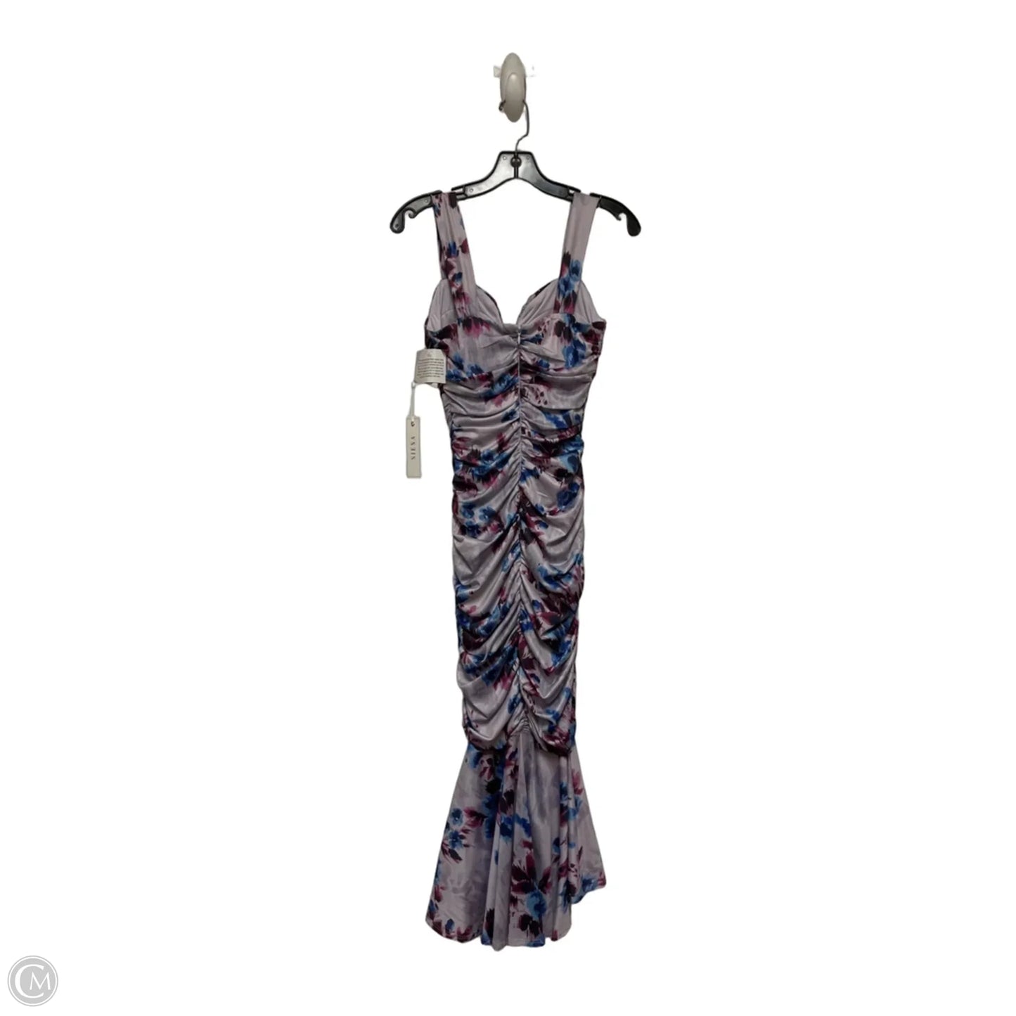 Dress Casual Maxi By Clothes Mentor In Blue & Purple, Size: Xs