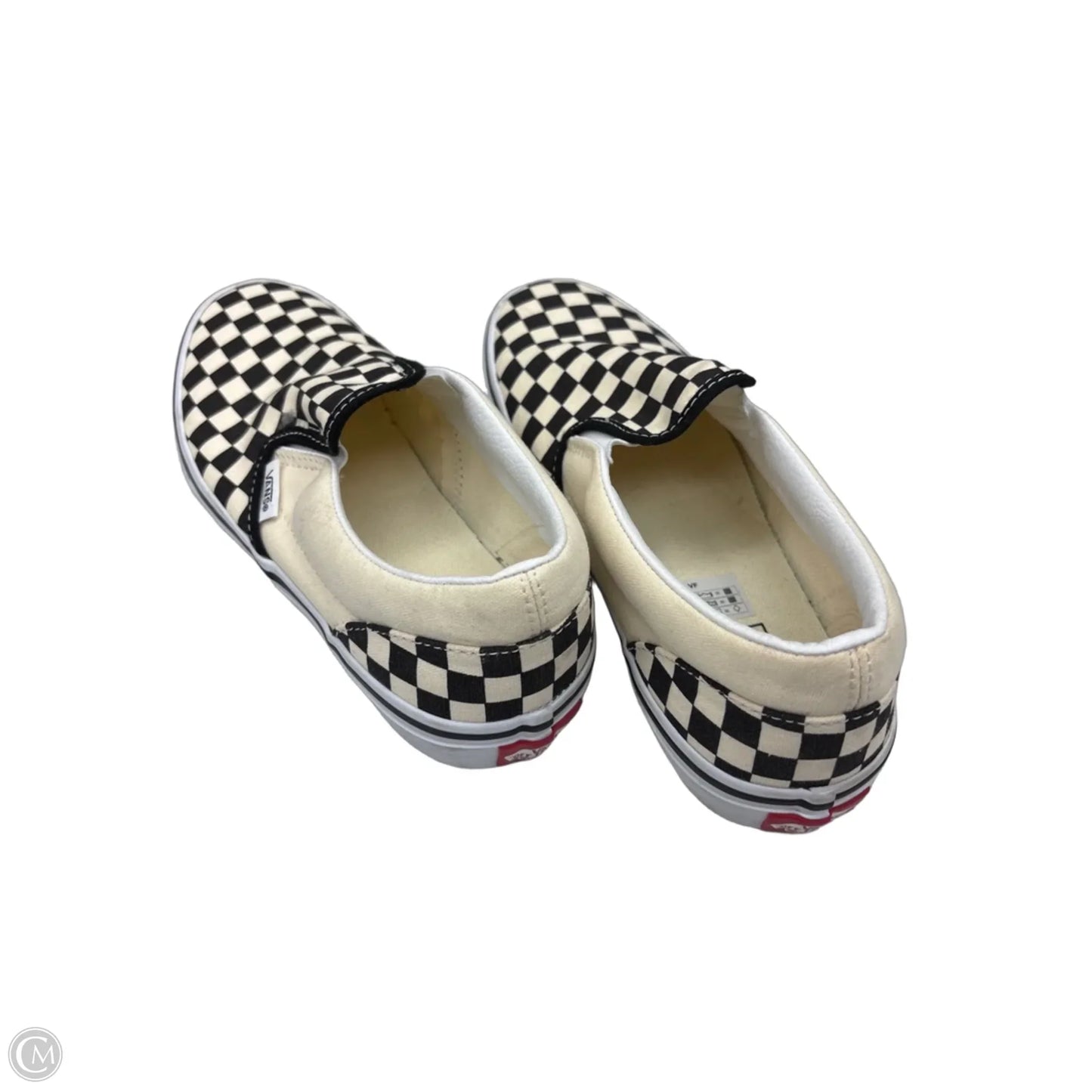 Shoes Flats By Vans In Checkered Pattern, Size: 5.5