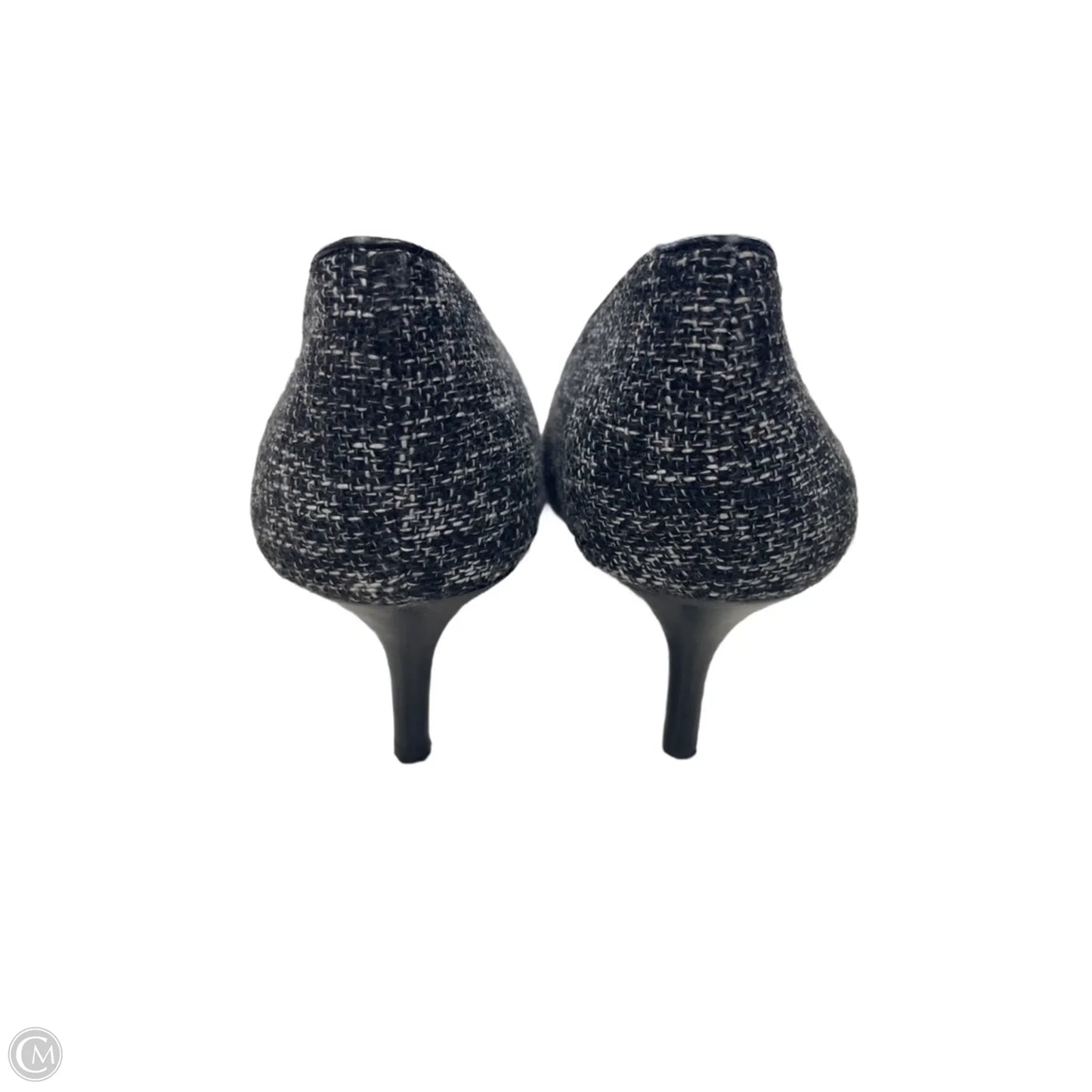 Shoes Heels Kitten By Banana Republic In Black & White, Size: 7.5