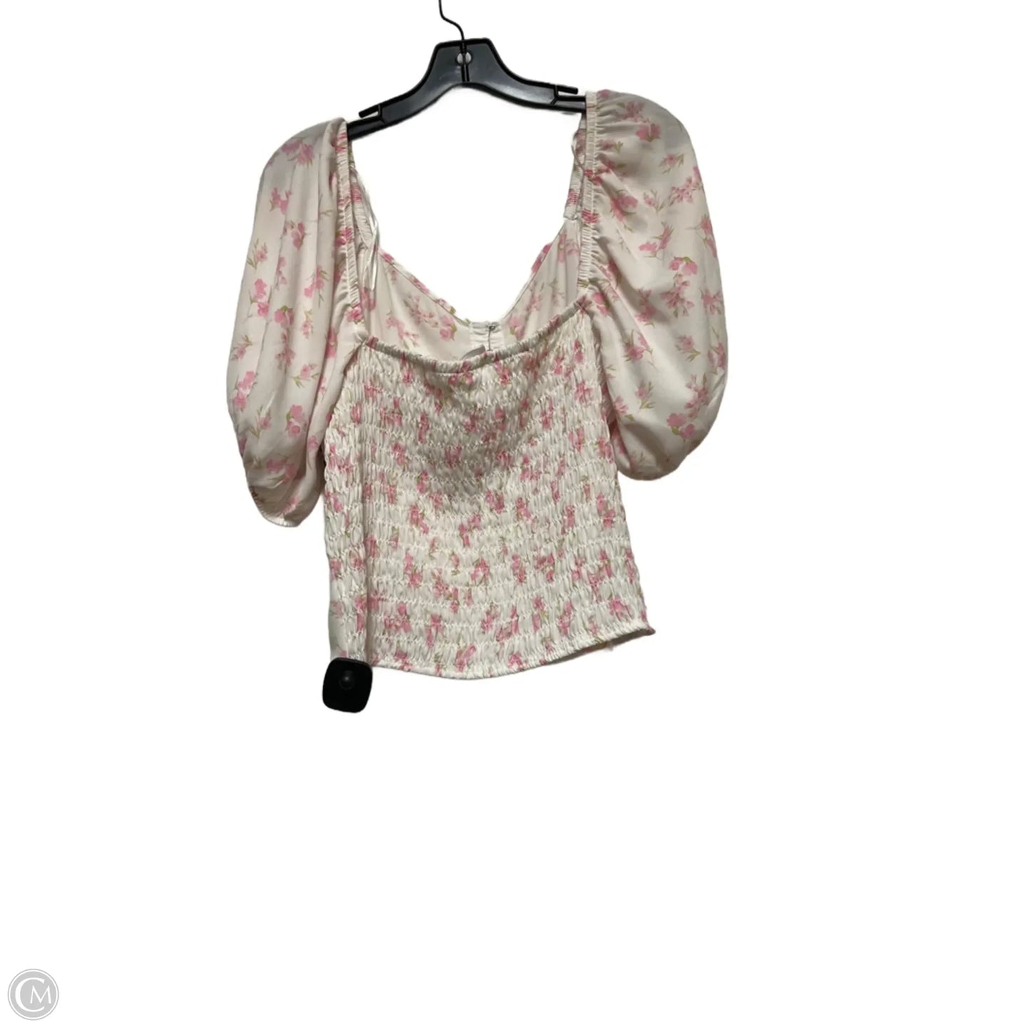 Top Short Sleeve By Sienna Sky In Floral Print, Size: Xl