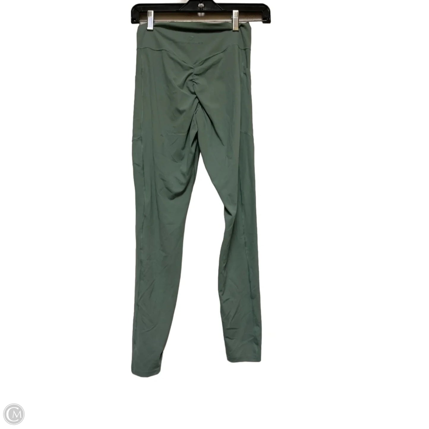 Athletic Leggings By Gym Shark In Green, Size: M