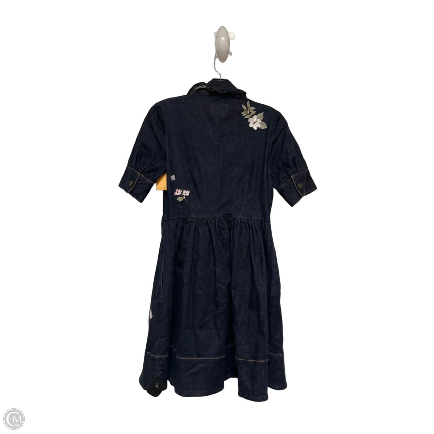 Dress Designer By Kate Spade In Blue Denim, Size: 0