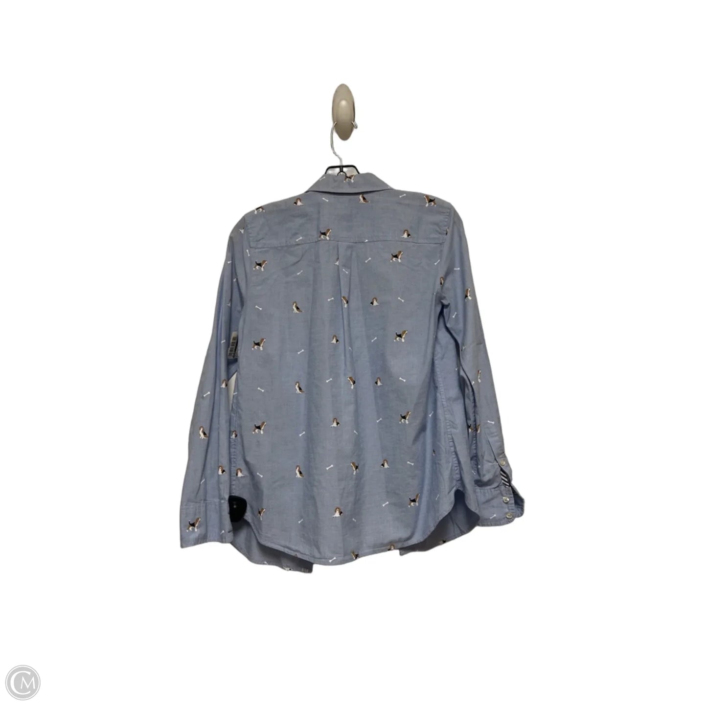Top Long Sleeve By Talbots In Blue, Size: Xs