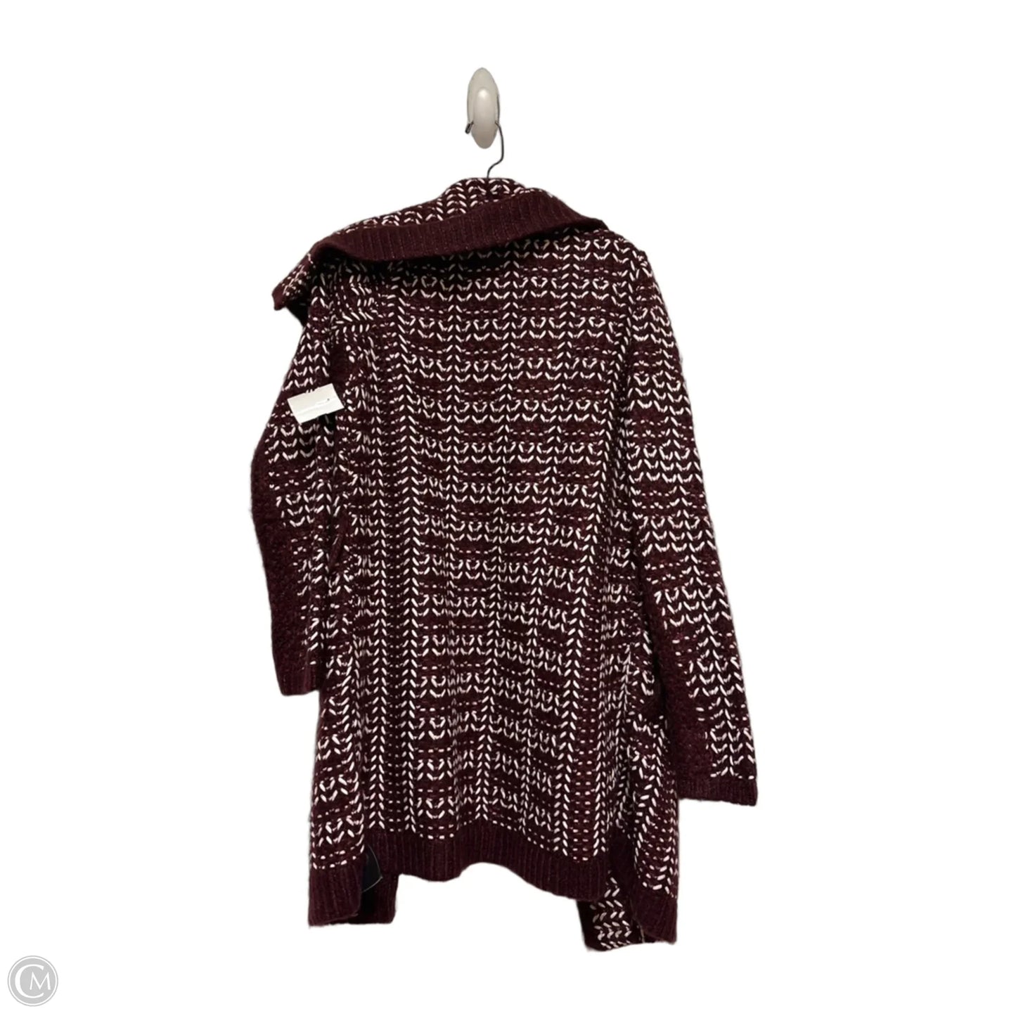 Cardigan By White House Black Market In Purple & White, Size: M