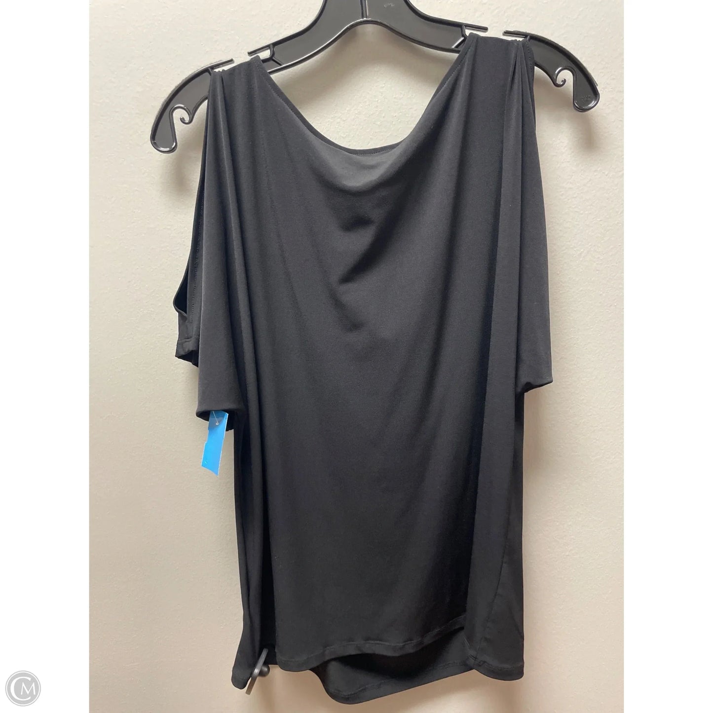 Top Short Sleeve By Michael By Michael Kors In Black, Size: Xl
