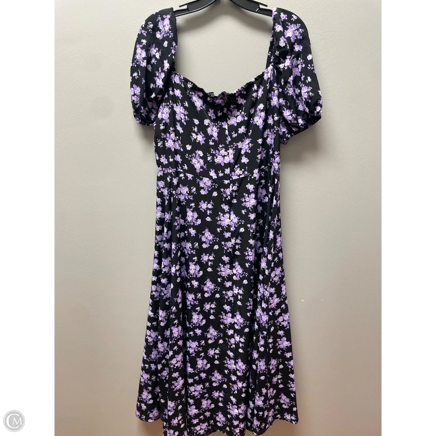 Dress Casual Maxi By Shein In Floral Print, Size: Xl