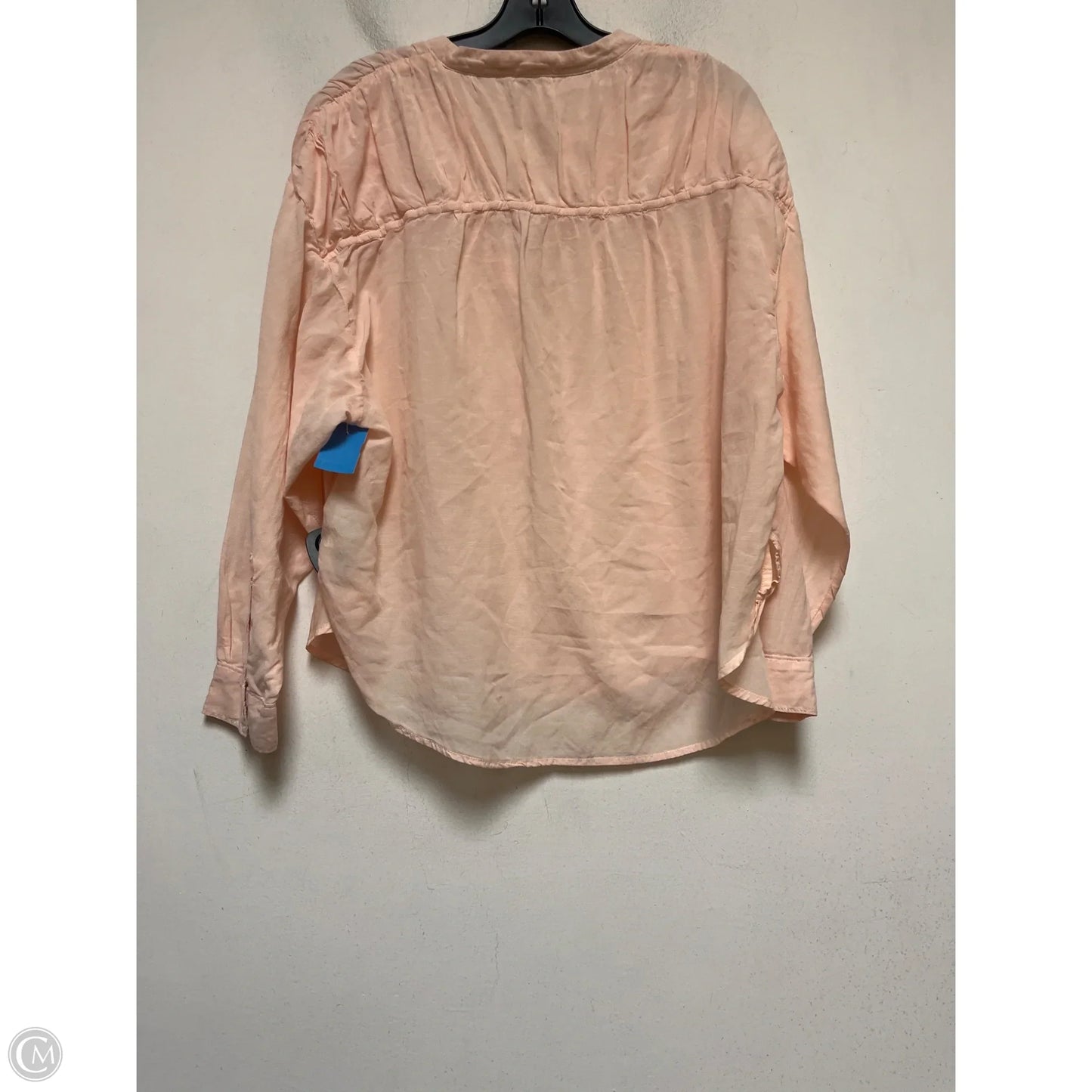 Top Long Sleeve By Pilcro In Pink, Size: L