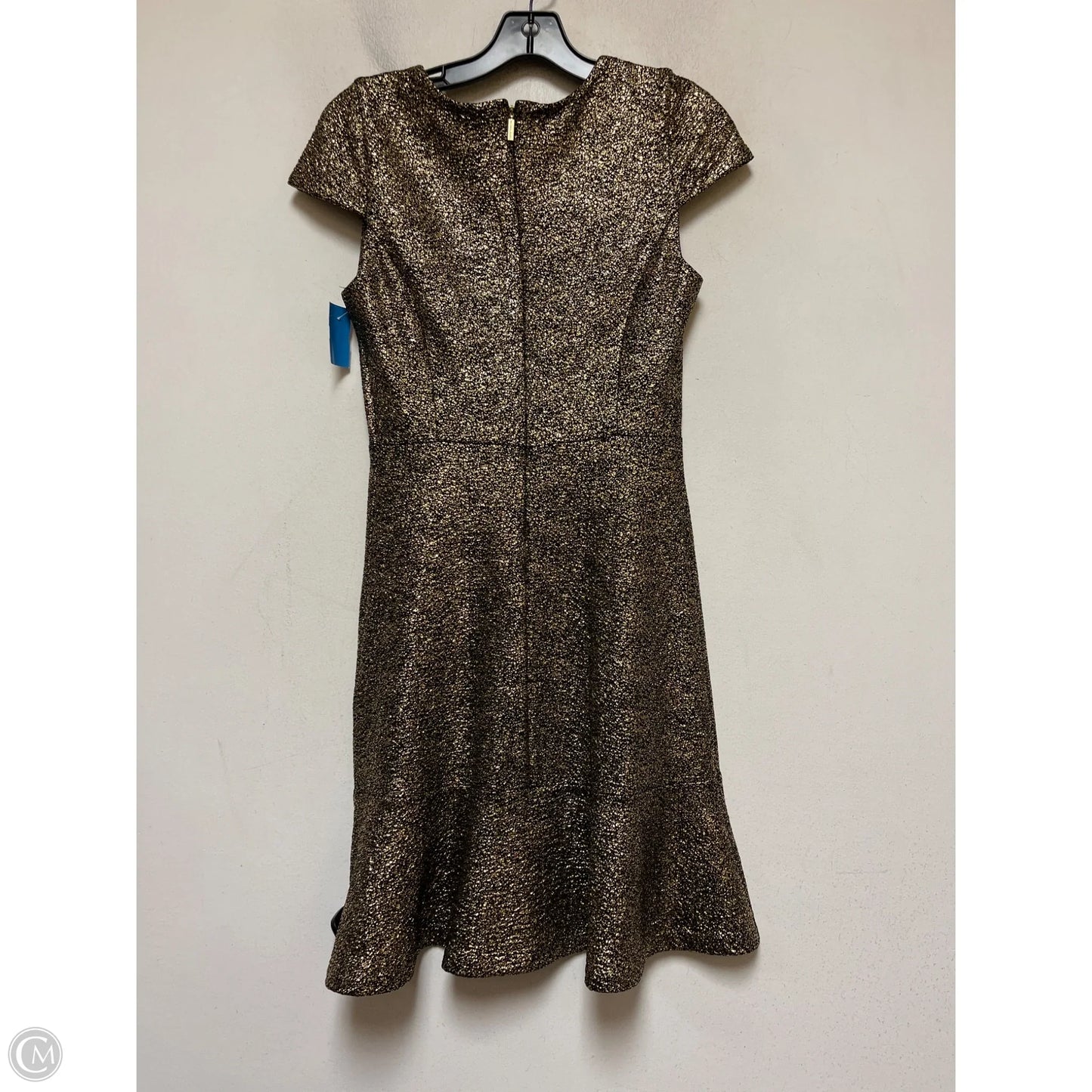 Dress Casual Short By Michael By Michael Kors In Black & Gold, Size: Xs