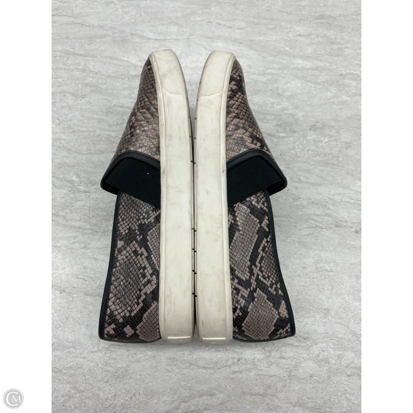 Shoes Flats By Vince In Snakeskin Print, Size: 6.5