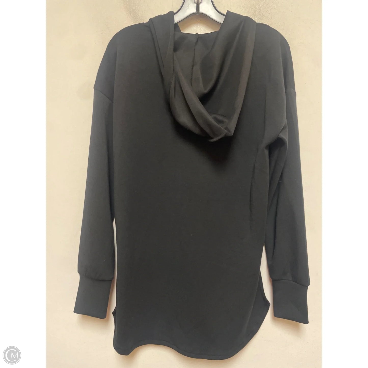 Sweatshirt Hoodie By Cable And Gauge In Black, Size: S