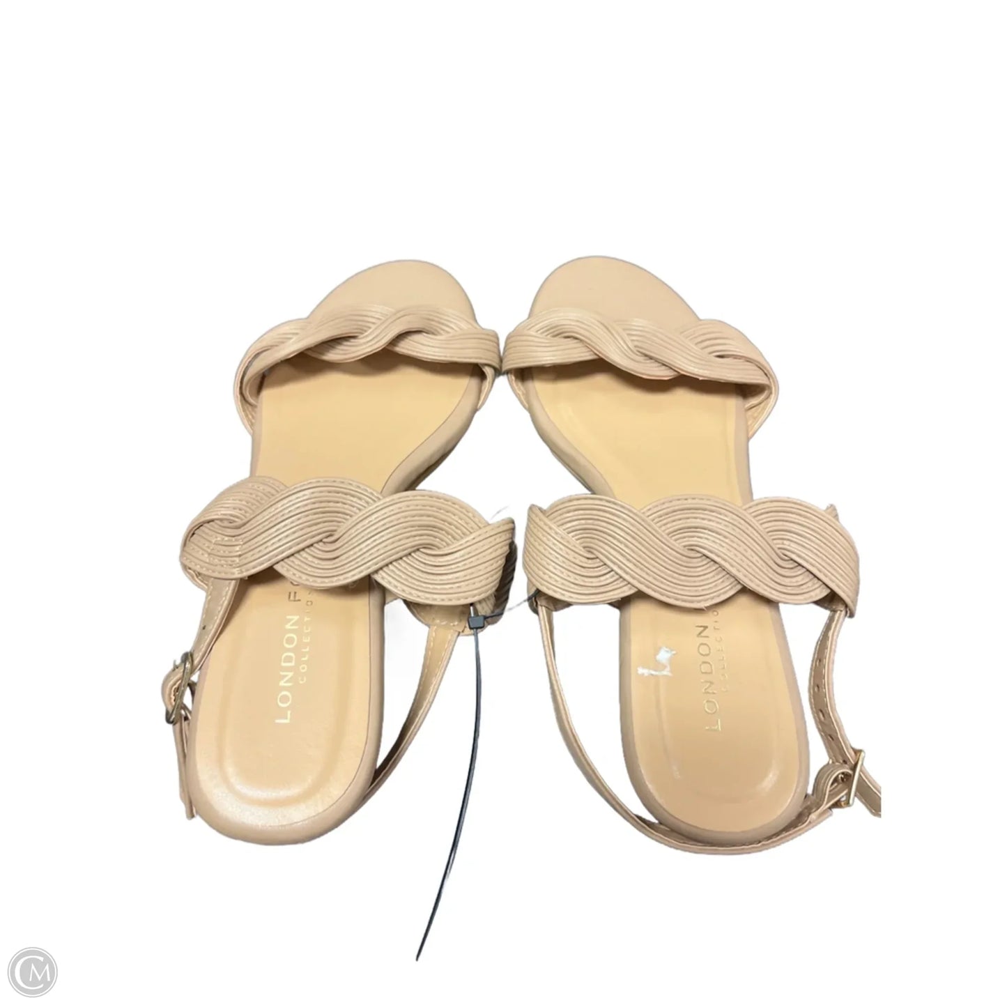 Sandals Flats By London Fog In Tan, Size: 7.5