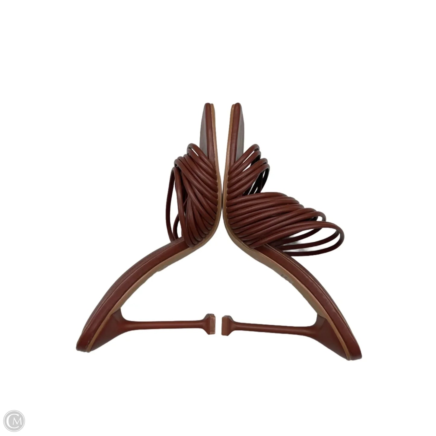 Sandals Heels Stiletto By Cape Robbin In Brown, Size: 8