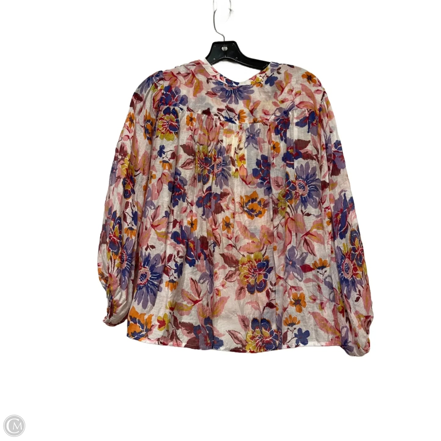 Top Long Sleeve By Clothes Mentor In Floral Print, Size: S