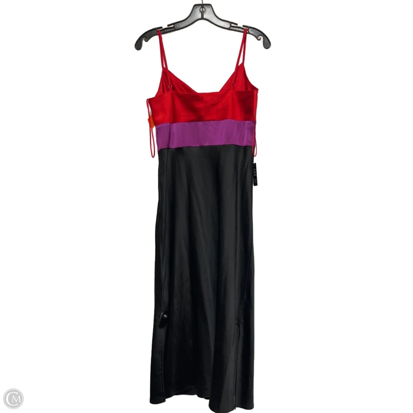 Dress Casual Midi By Express In Purple & Red, Size: M