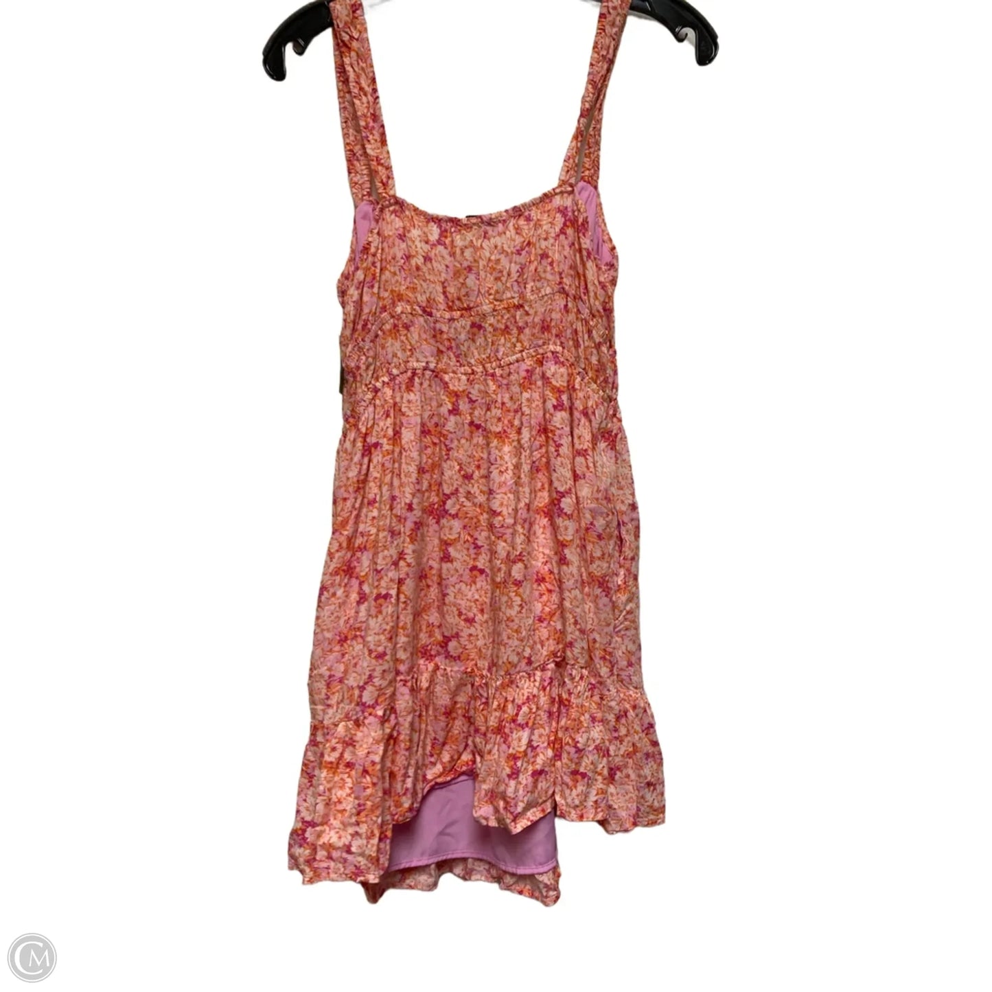 Dress Casual Short By American Eagle In Orange & Pink, Size: L