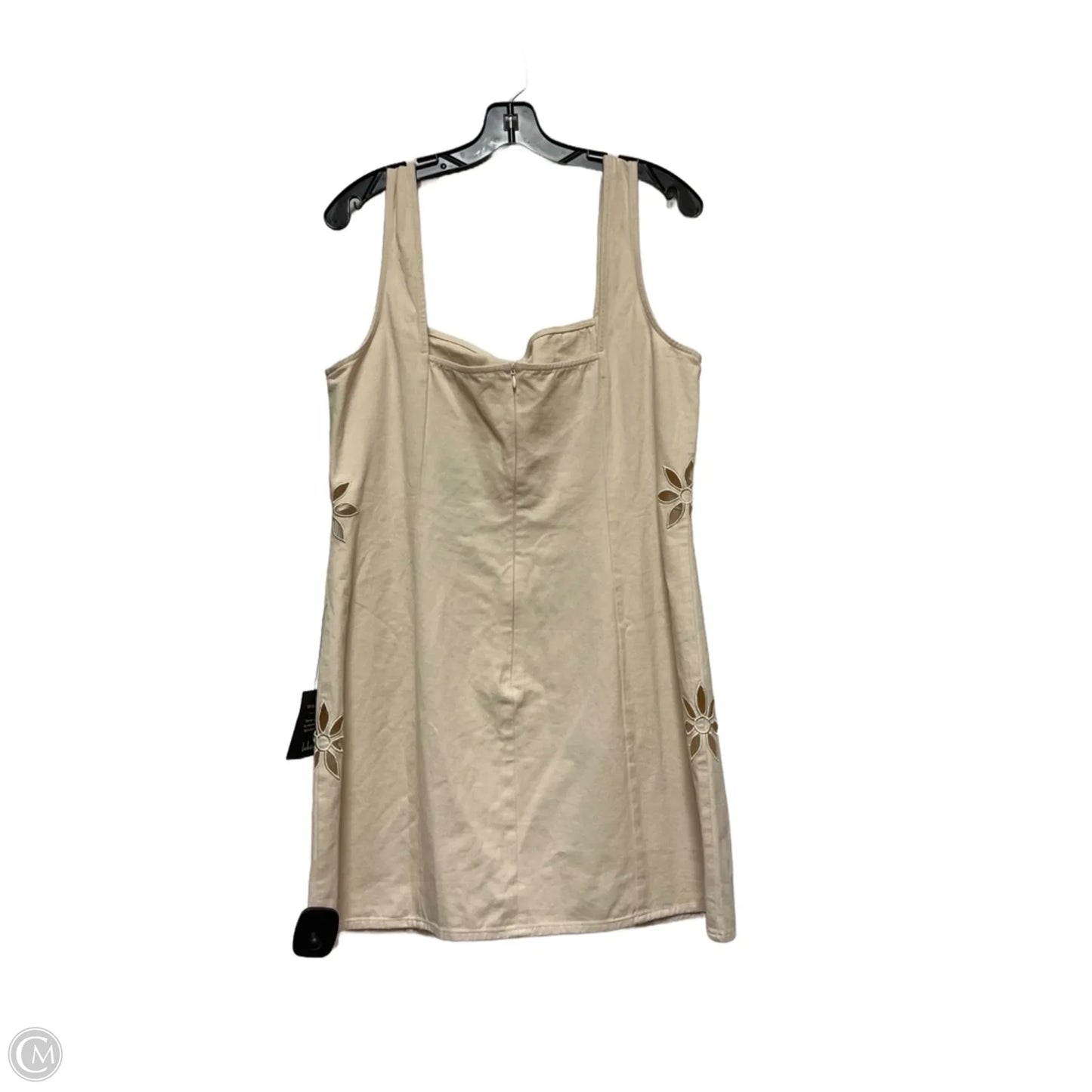Dress Casual Short By Lulus In Cream, Size: Xl