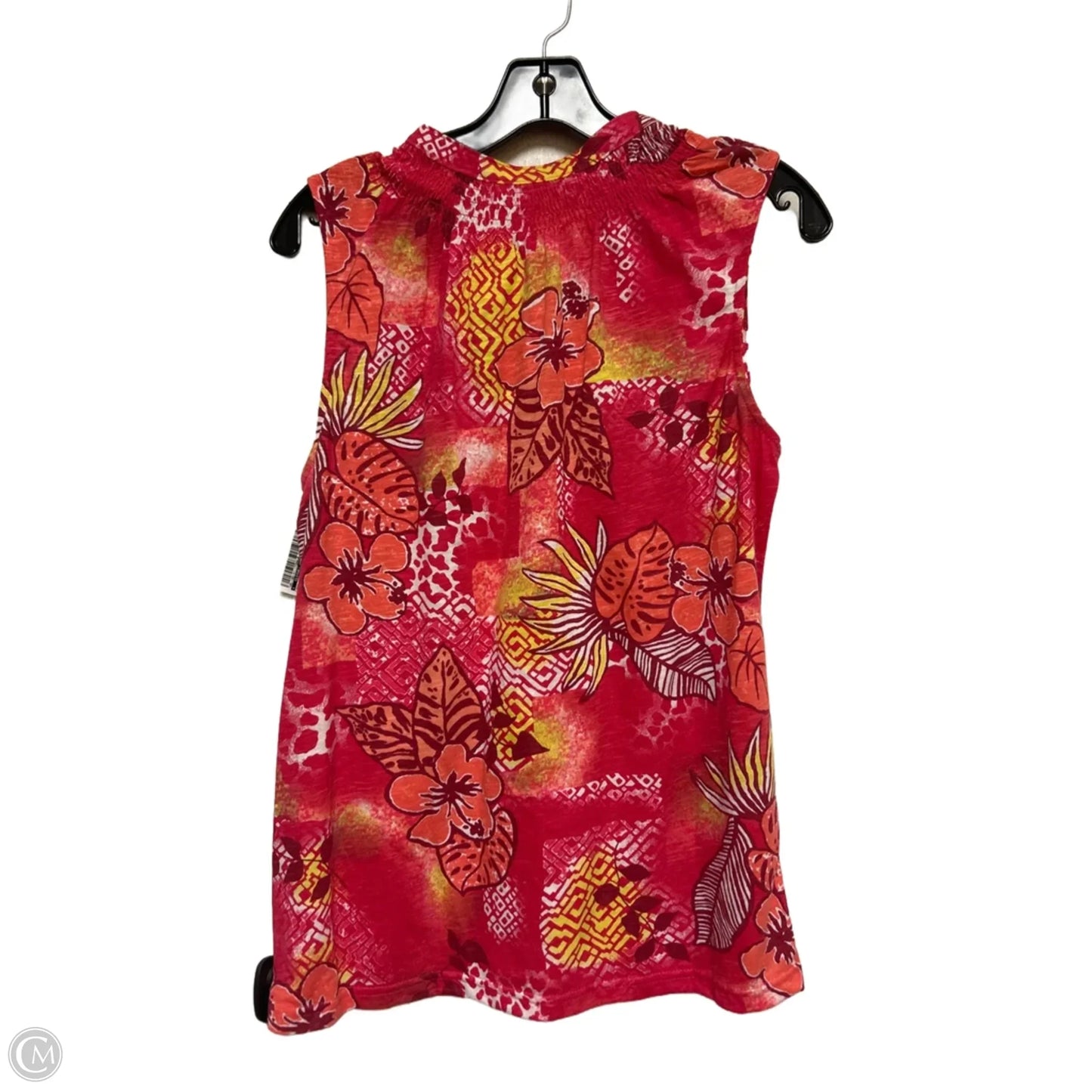 Top Sleeveless By Clothes Mentor In Floral Print, Size: M
