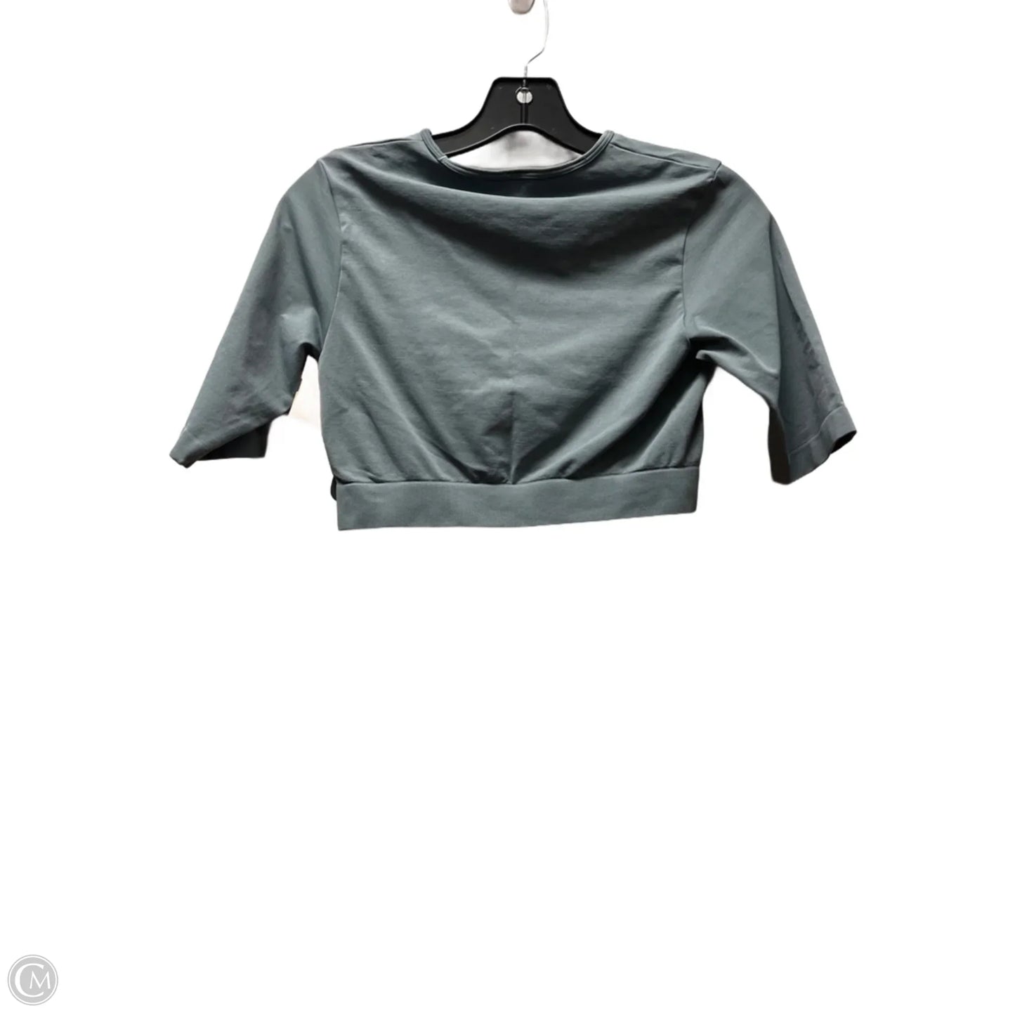 Athletic Top Short Sleeve By Gym Shark In Teal, Size: M