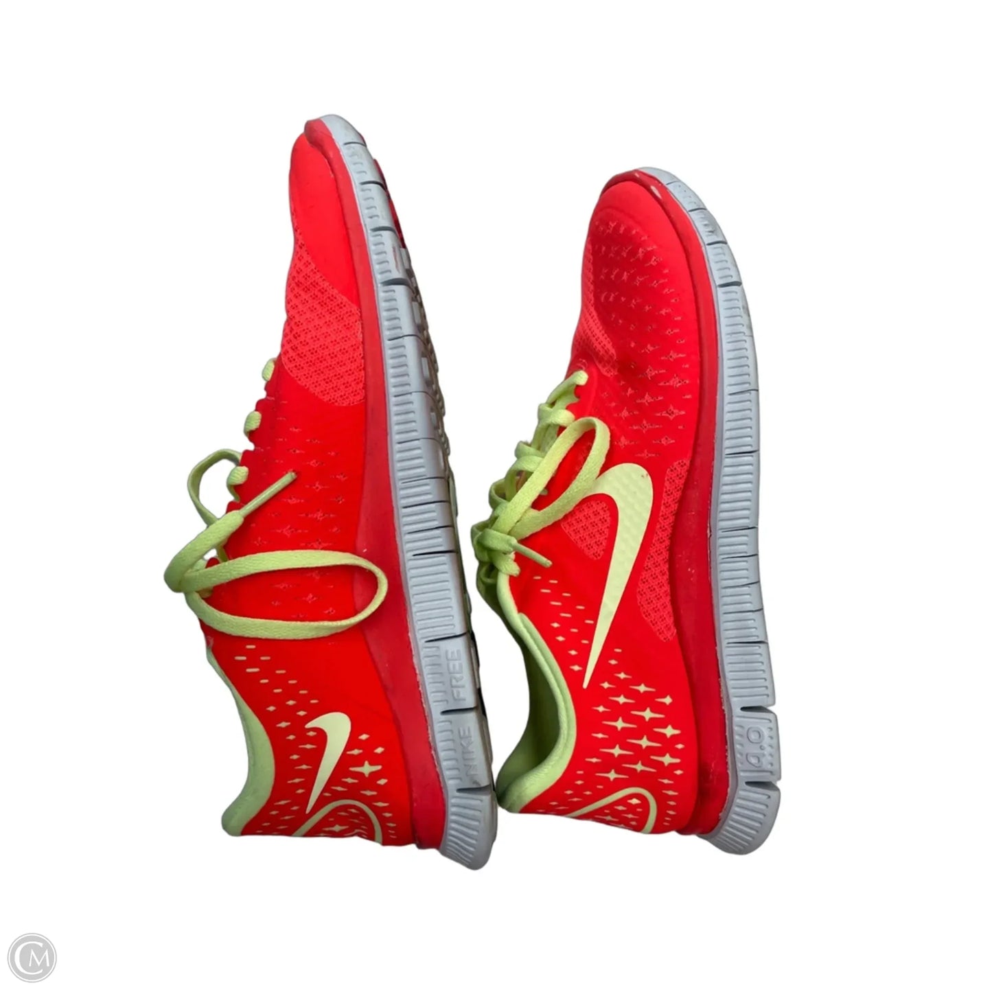 Shoes Athletic By Nike In Green & Orange, Size: 7.5