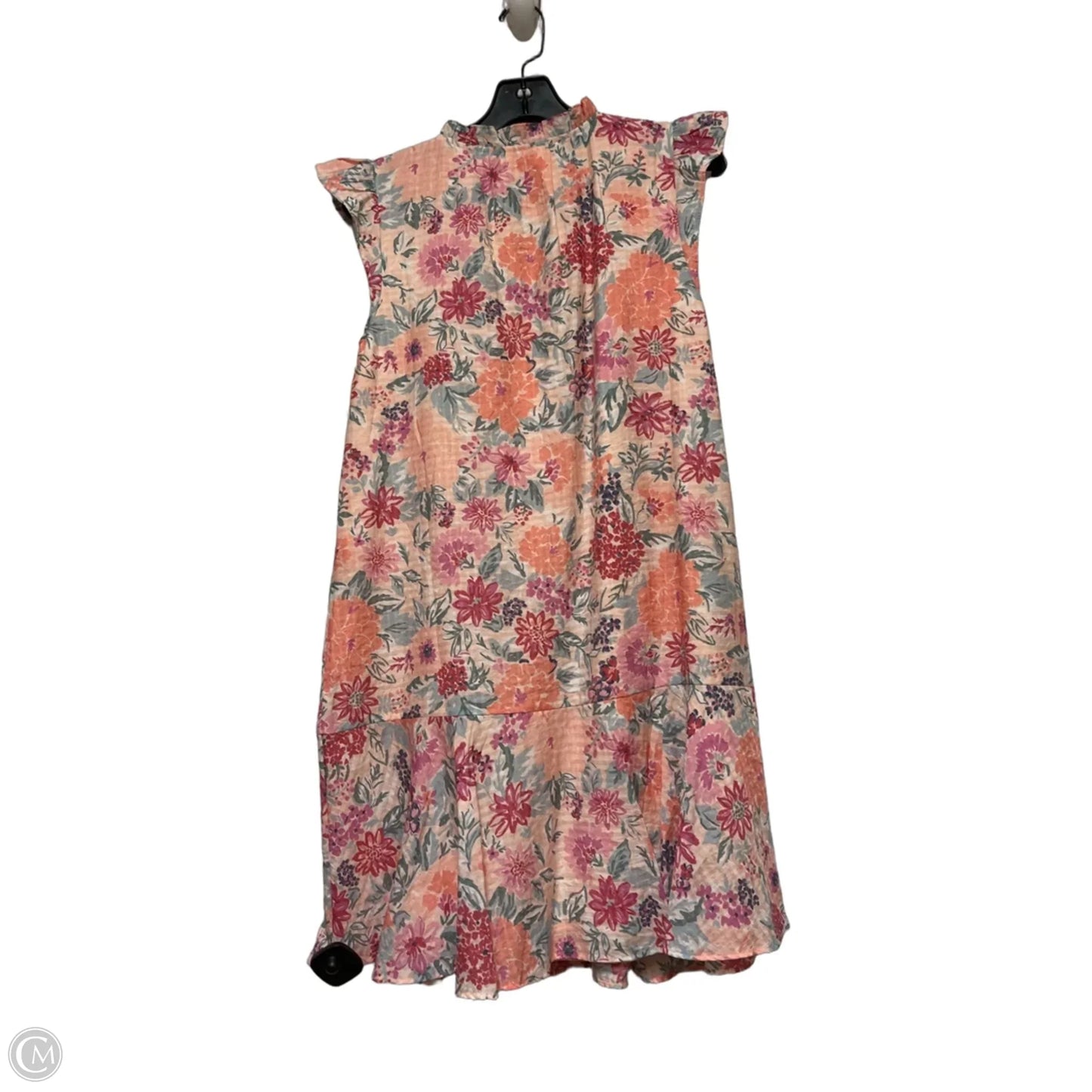 Dress Casual Short By Loft In Floral Print, Size: Xs