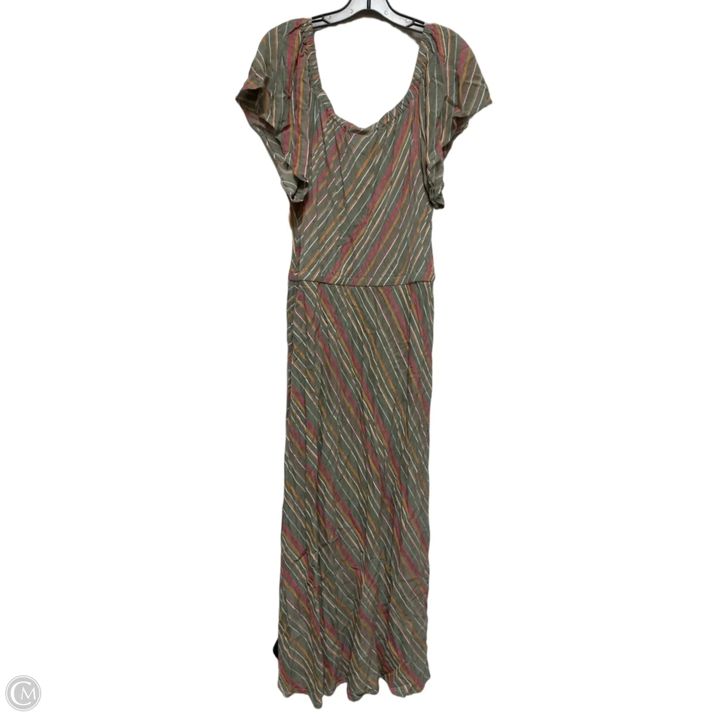Dress Casual Midi By Lane Bryant In Striped Pattern, Size: 2x