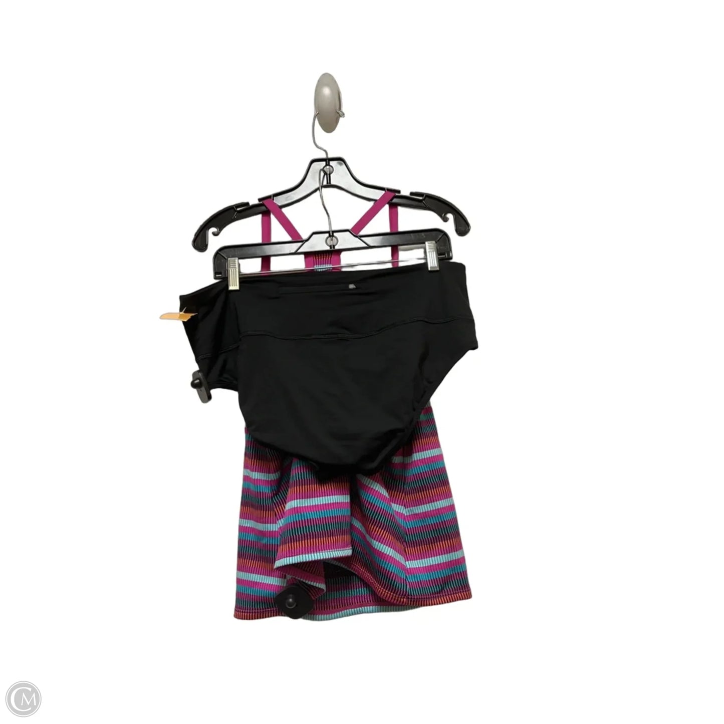 Swimsuit 2pc By Nike Apparel In Black & Pink, Size: Xl