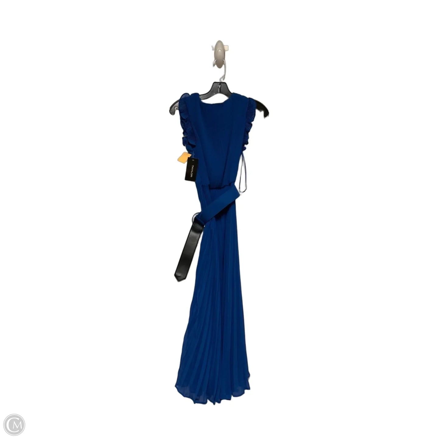 Dress Casual Midi By Taylor In Blue, Size: Xs