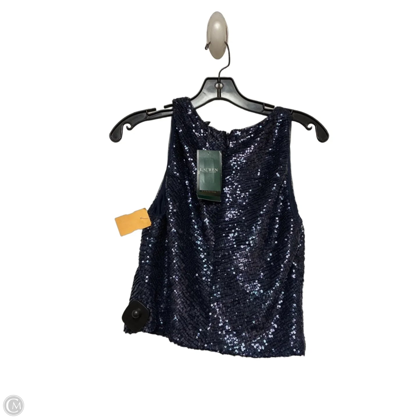 Top Sleeveless By Lauren By Ralph Lauren In Navy, Size: S