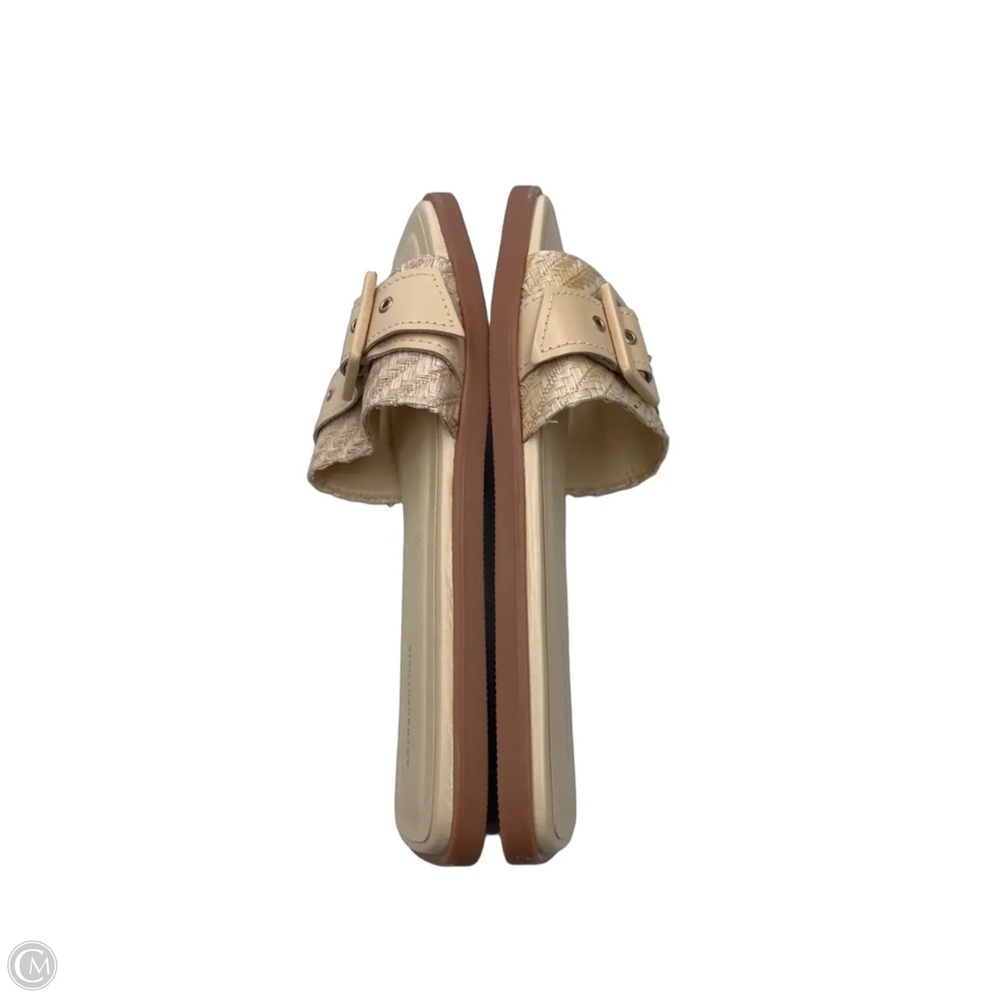 Sandals Flats By Anthropologie In Tan, Size: 9