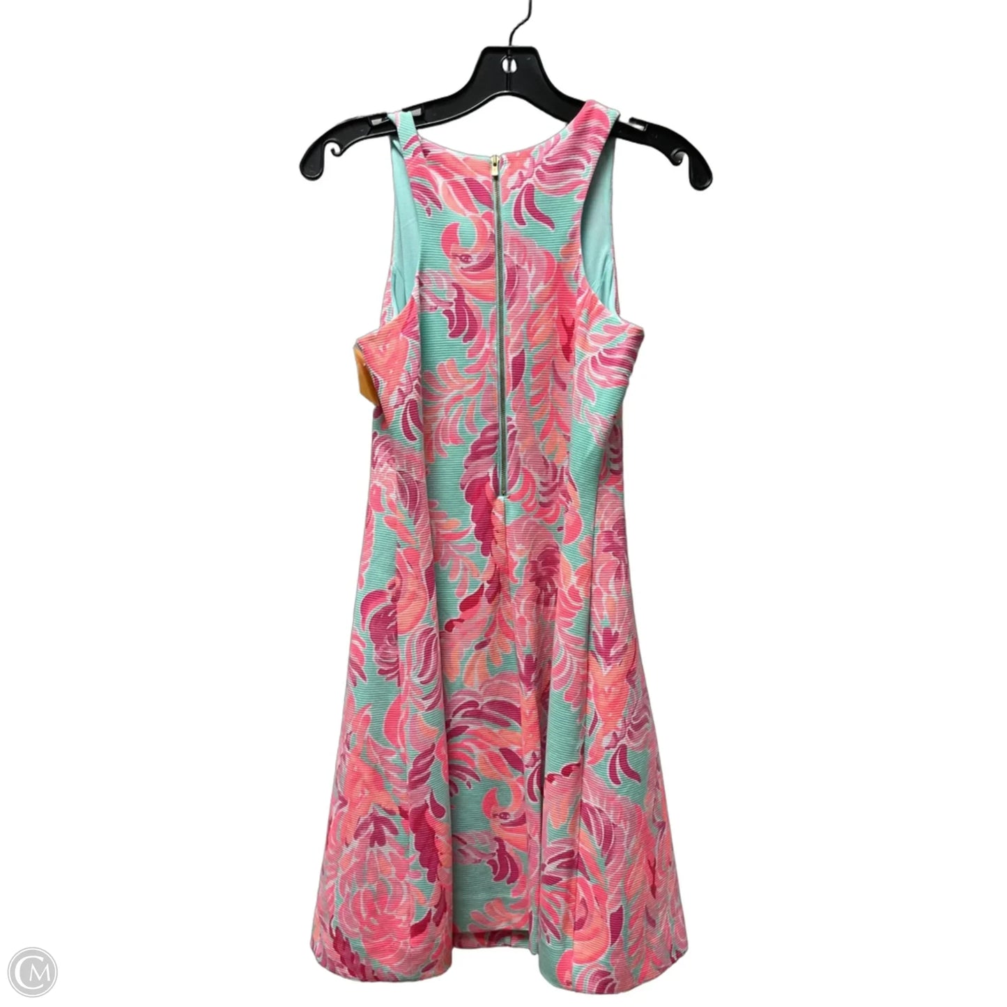 Dress Designer By Lilly Pulitzer In Green & Pink, Size: S