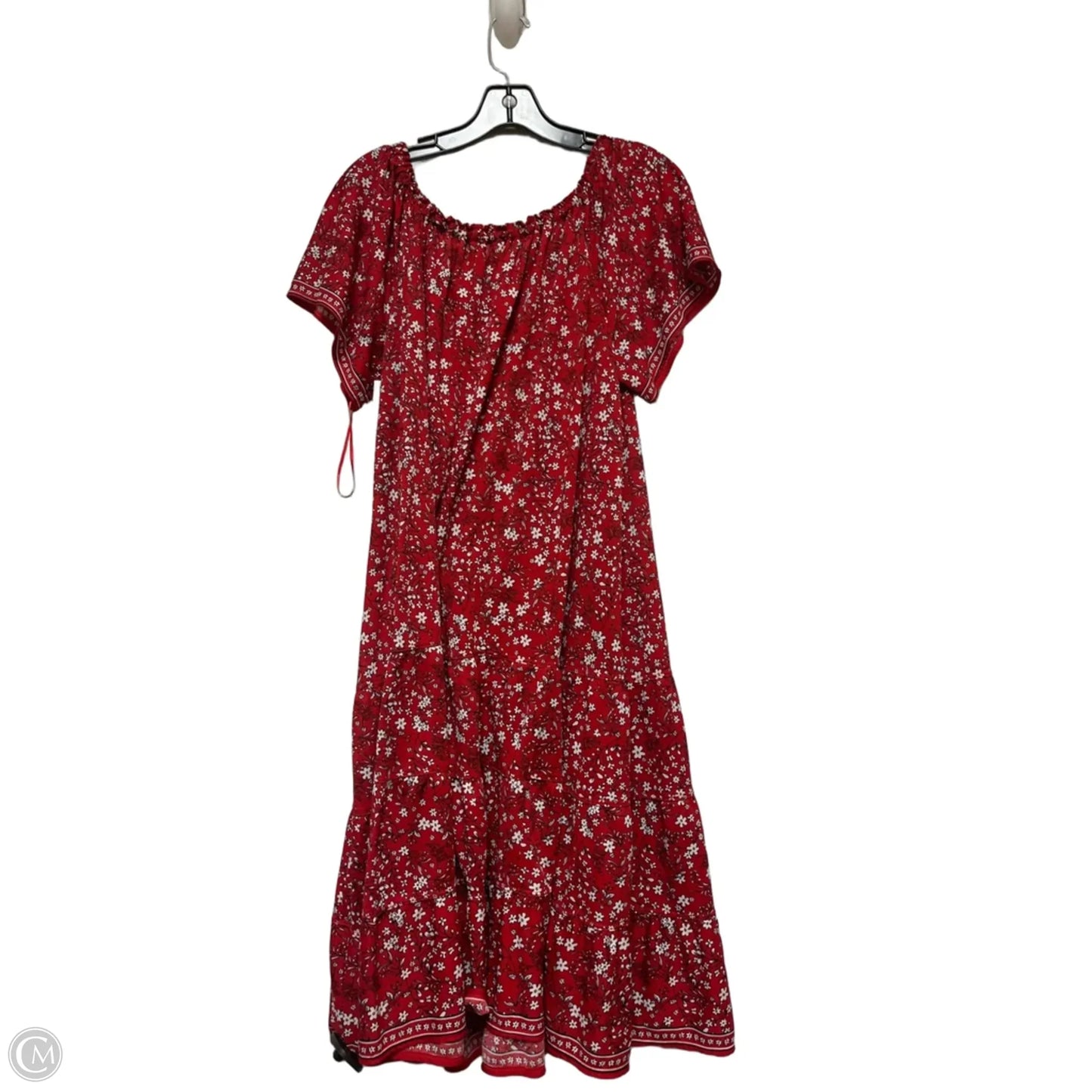 Dress Casual Short By Max Studio In Red, Size: 1x