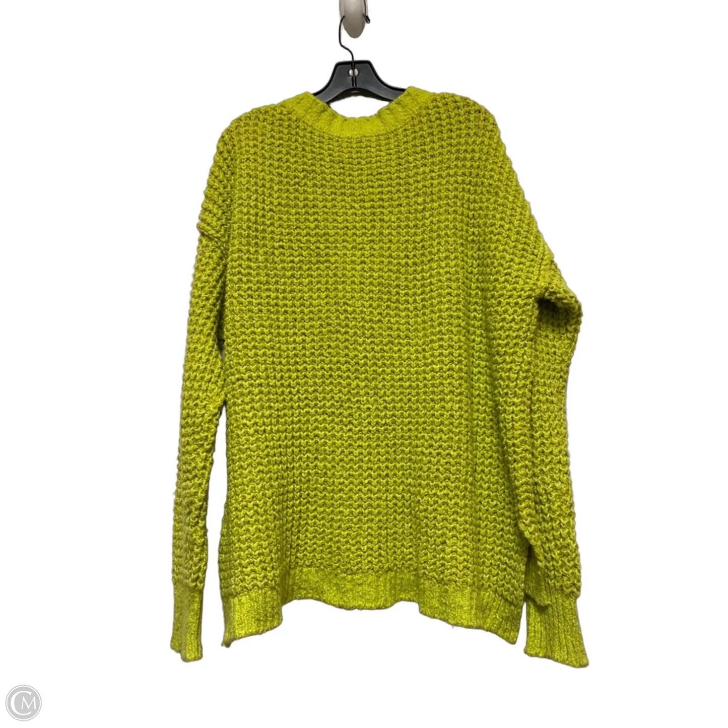 Sweater By Free People In Chartreuse, Size: L