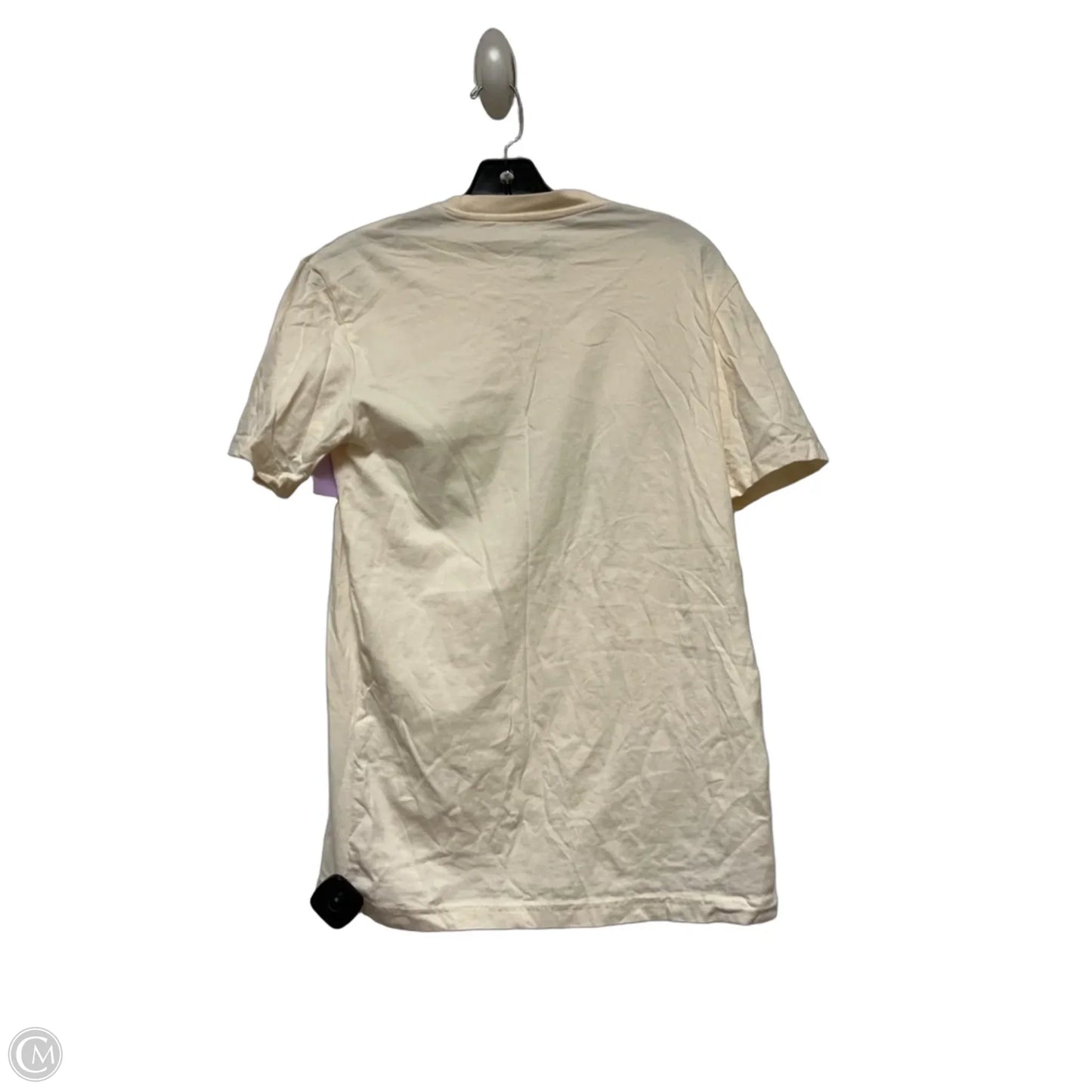 Top Short Sleeve Basic By Disney Store In Cream, Size: Xs