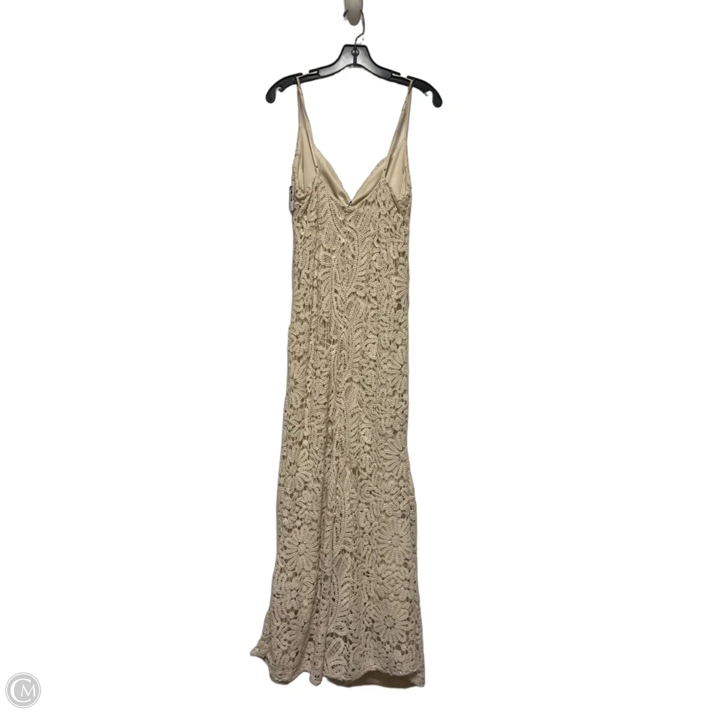 Dress Casual Maxi By Bardot In Cream, Size: Xl