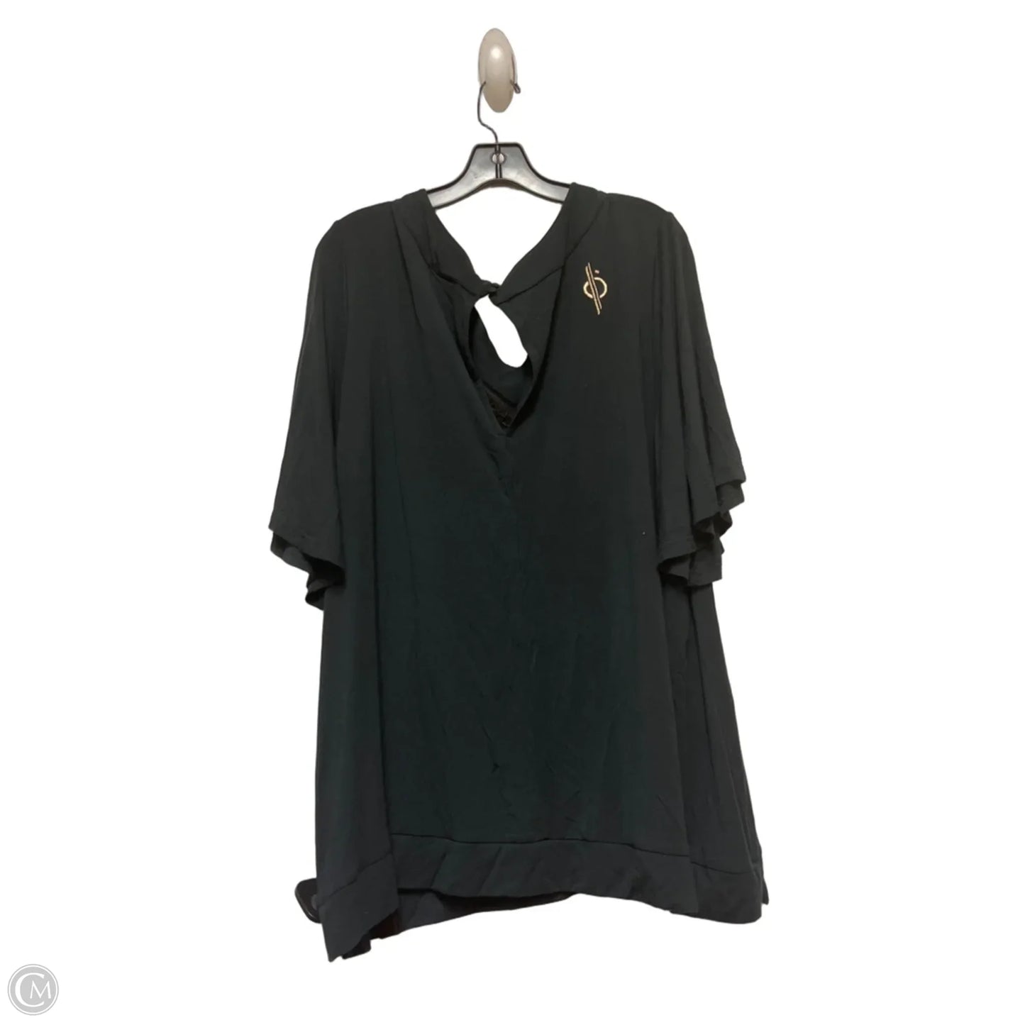 Top Short Sleeve By Disney Store In Black, Size: 2x