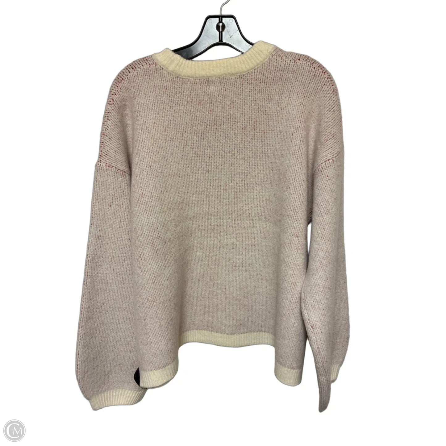 Sweater By A New Day In Cream & Red, Size: Xxl