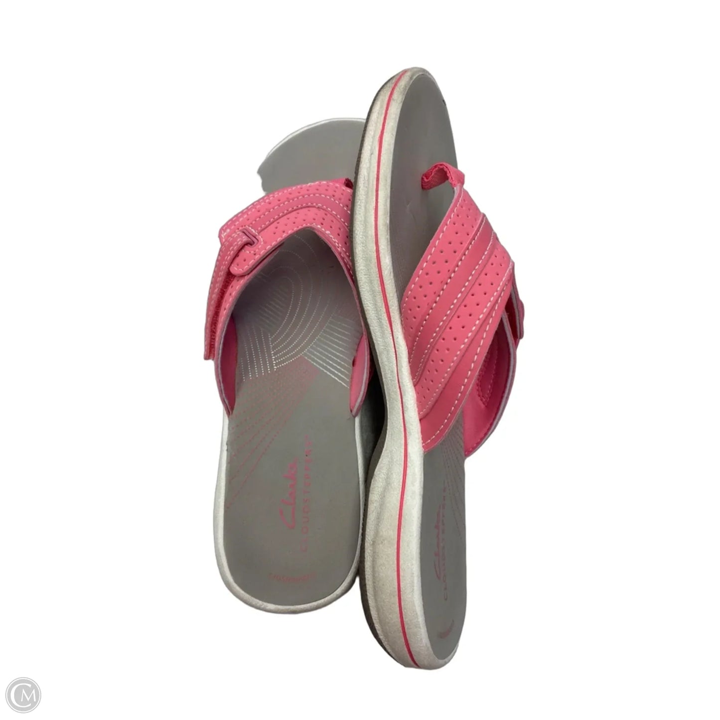 Sandals Flats By Clarks In Pink, Size: 7