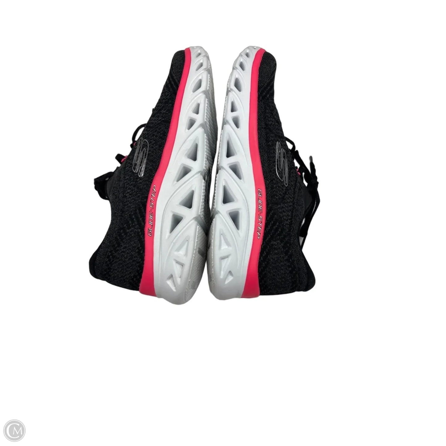 Shoes Athletic By Skechers In Black & Pink, Size: 9