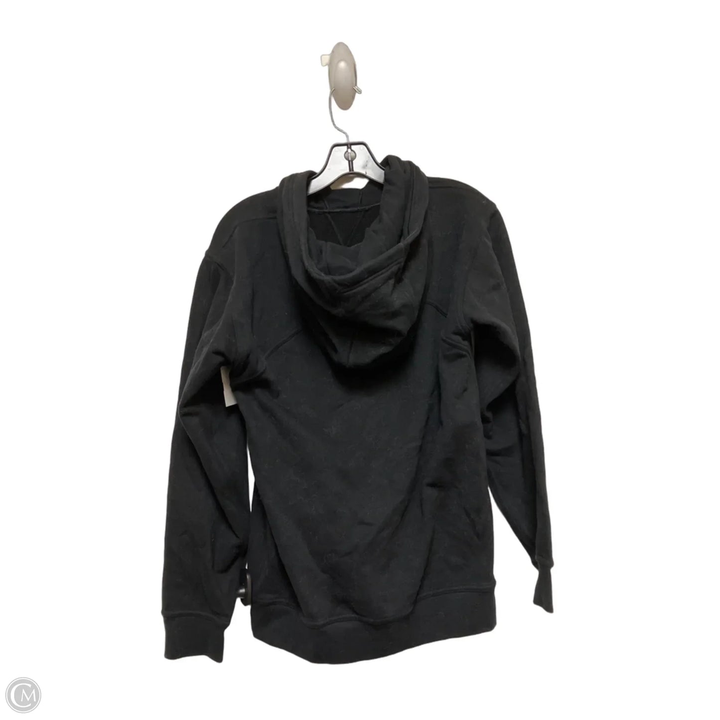 Athletic Sweatshirt Hoodie By Lululemon In Black, Size: L