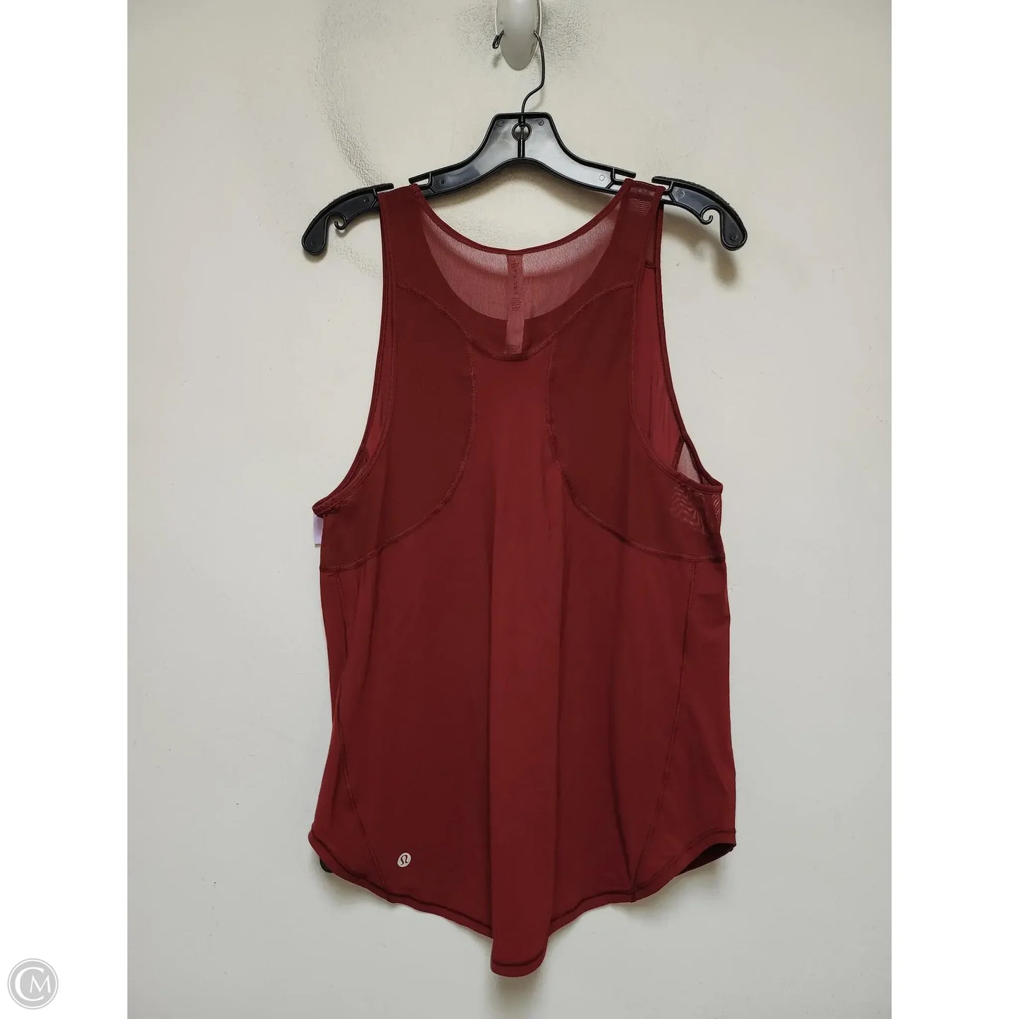 Athletic Tank Top By Lululemon In Red, Size: M
