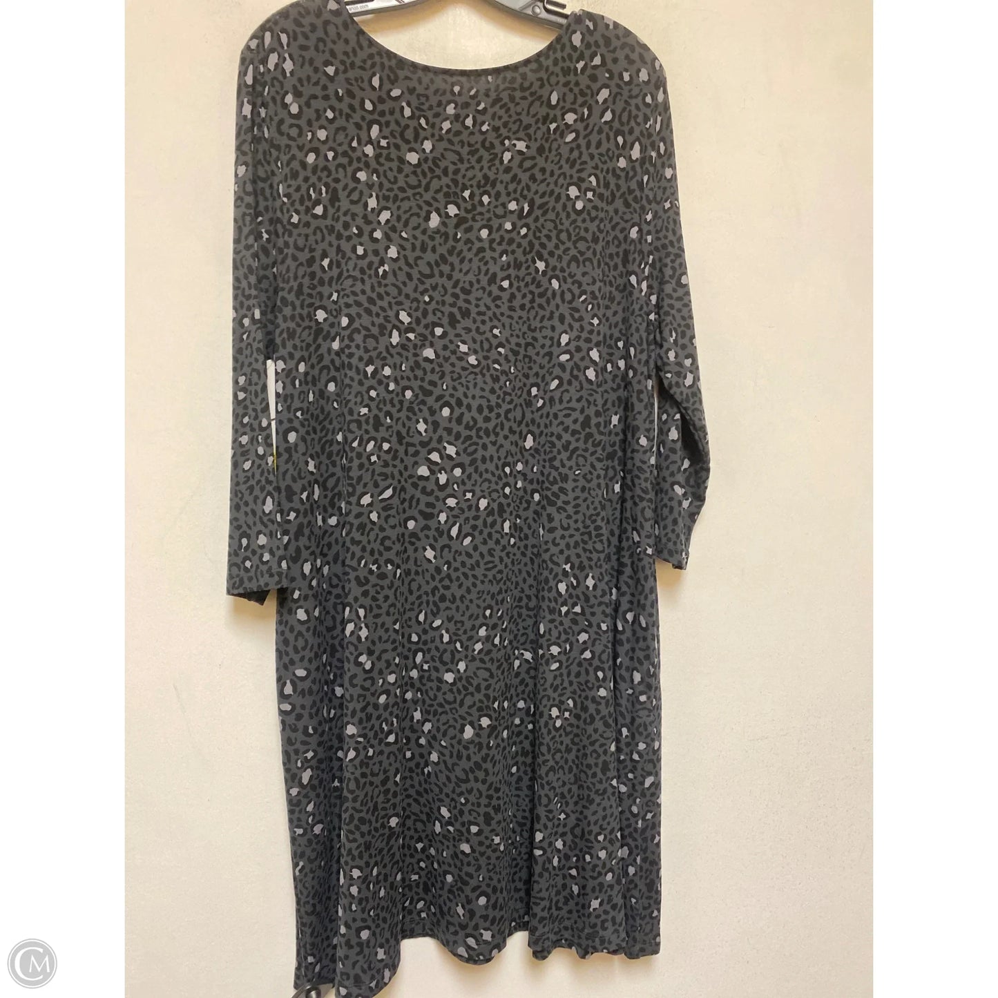 Dress Casual Short By Time And Tru In Animal Print, Size: Xxl