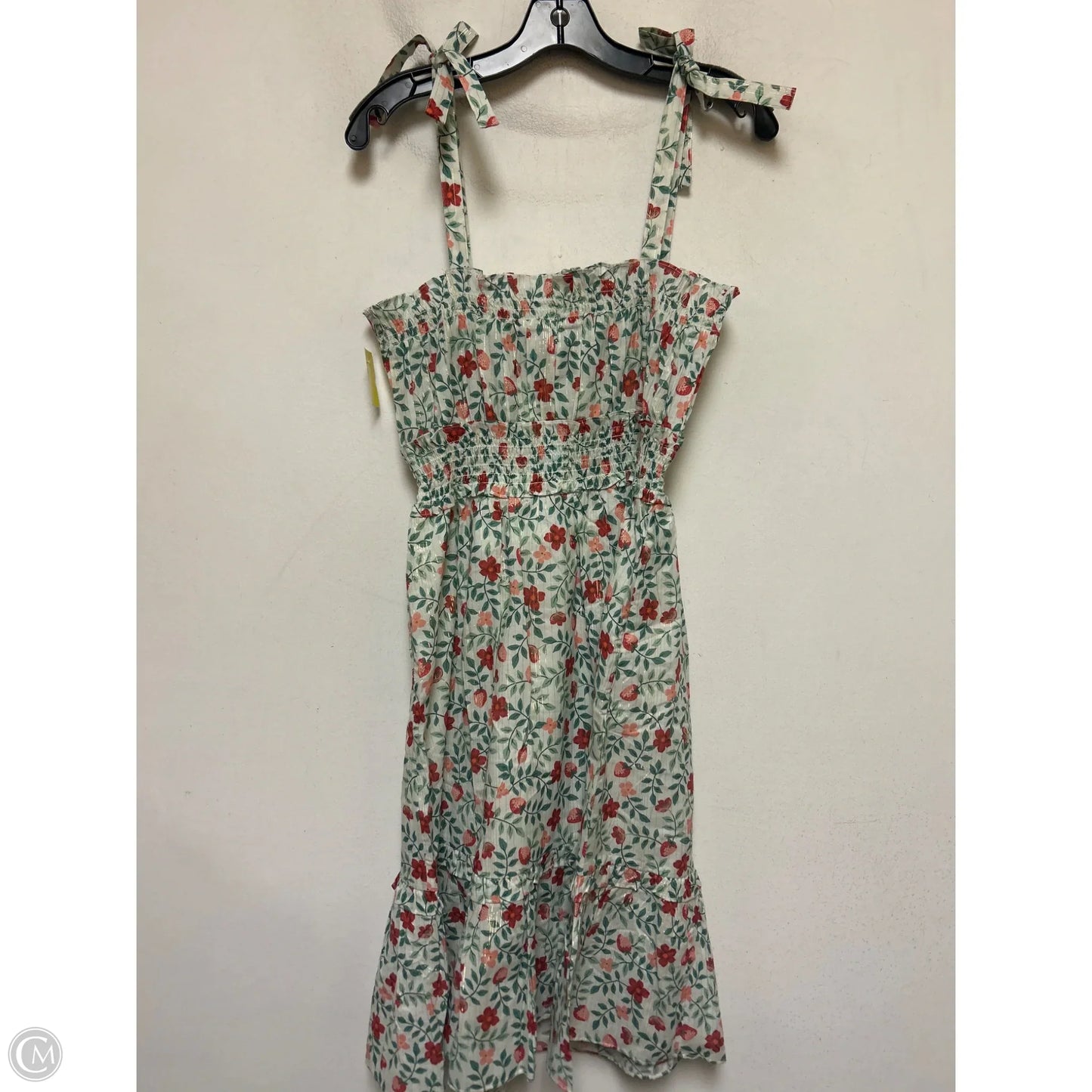 Dress Casual Short By Draper James In Green & Red, Size: S