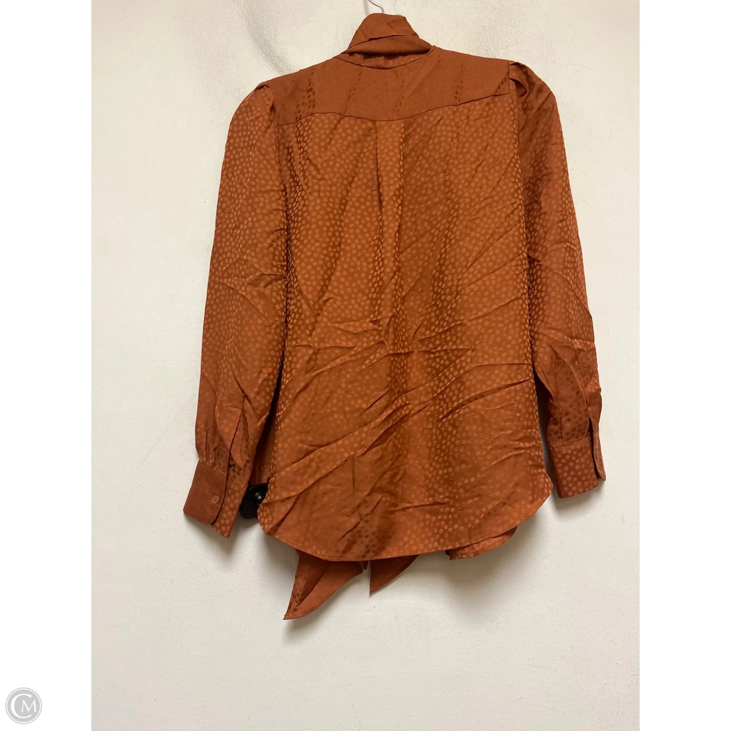 Top Long Sleeve By Ann Taylor In Copper, Size: Xsp