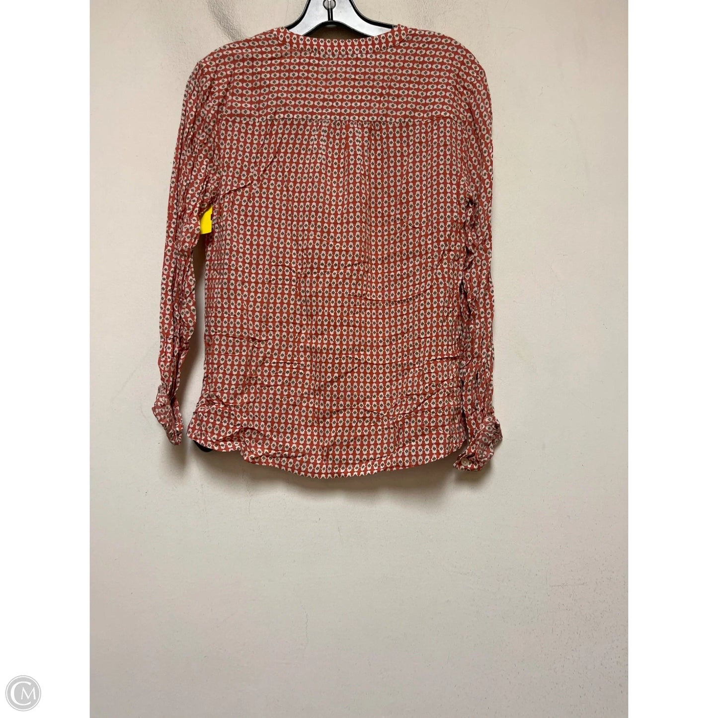 Top Long Sleeve By Loft In Orange, Size: S