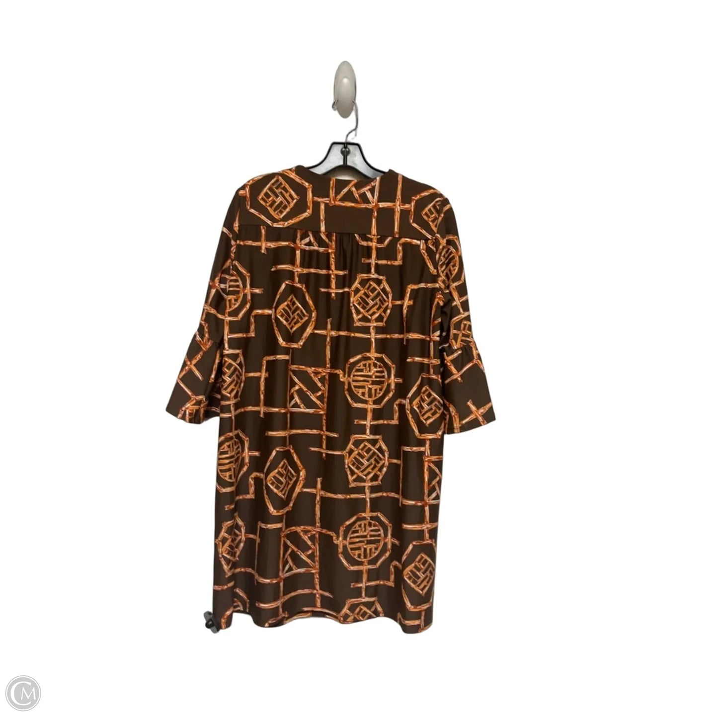 Dress Casual Short By Jude Connally In Brown & Orange, Size: S