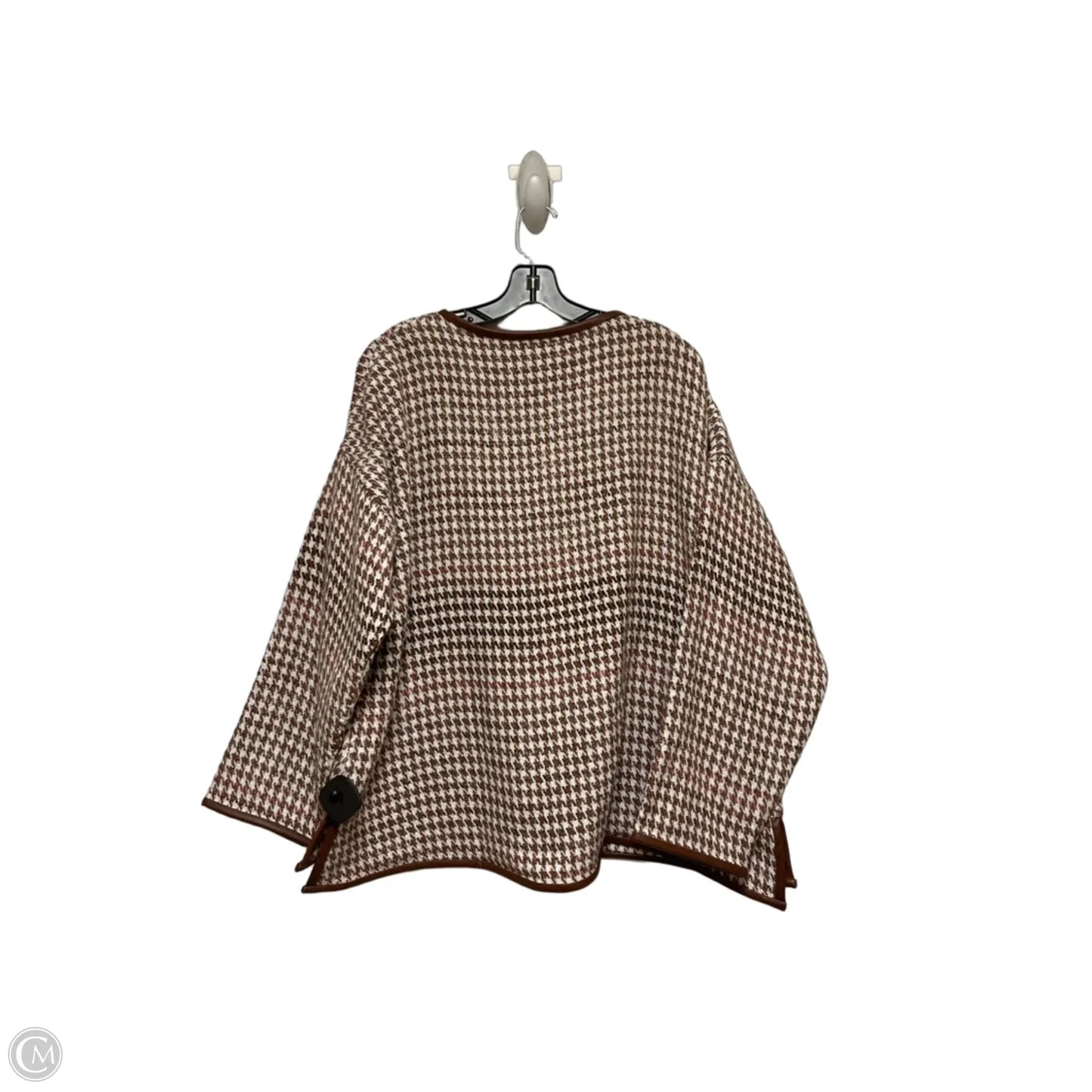 Blazer By Soft Surroundings In Brown & Purple, Size: 2x