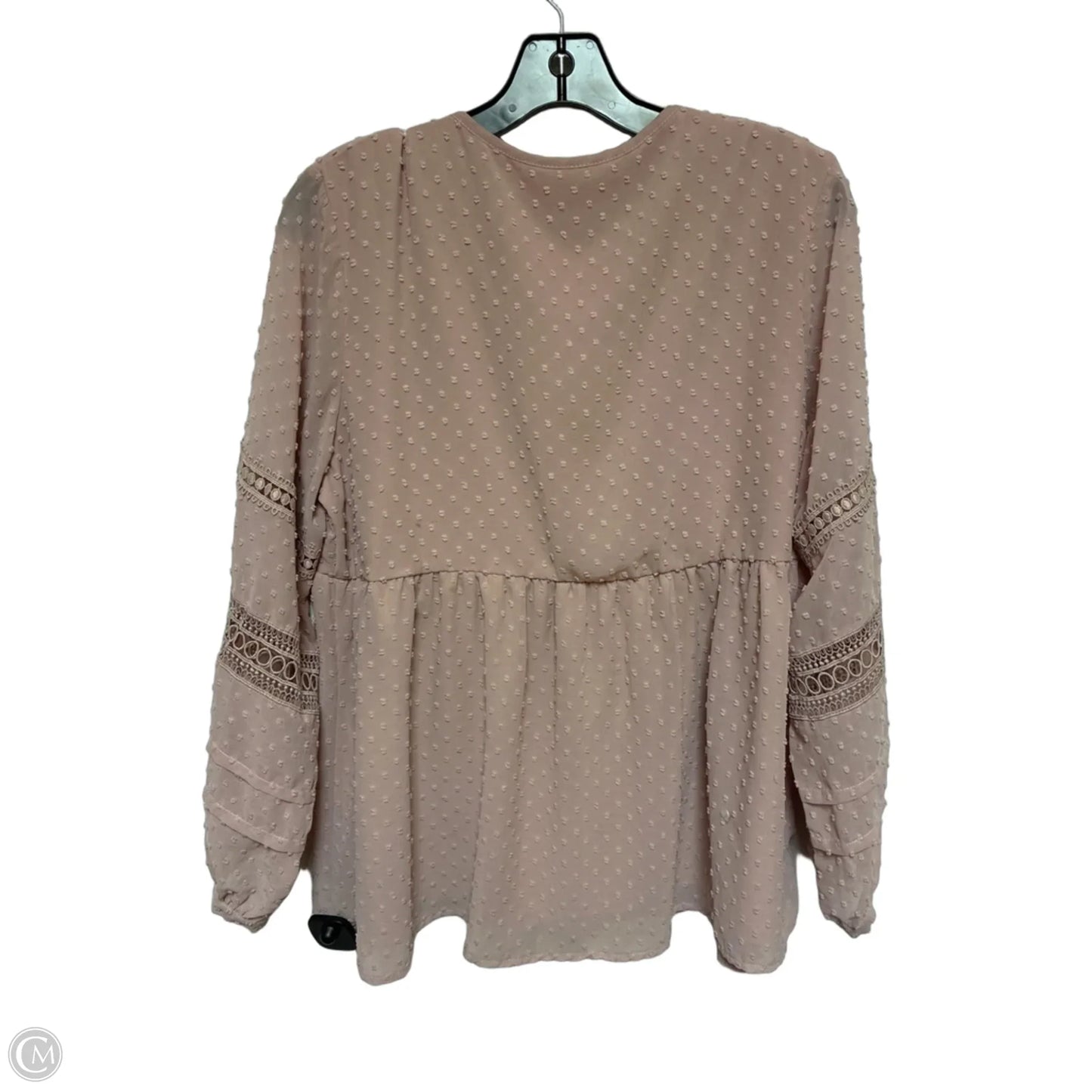 Top Long Sleeve By Indigo Soul In Pink, Size: L