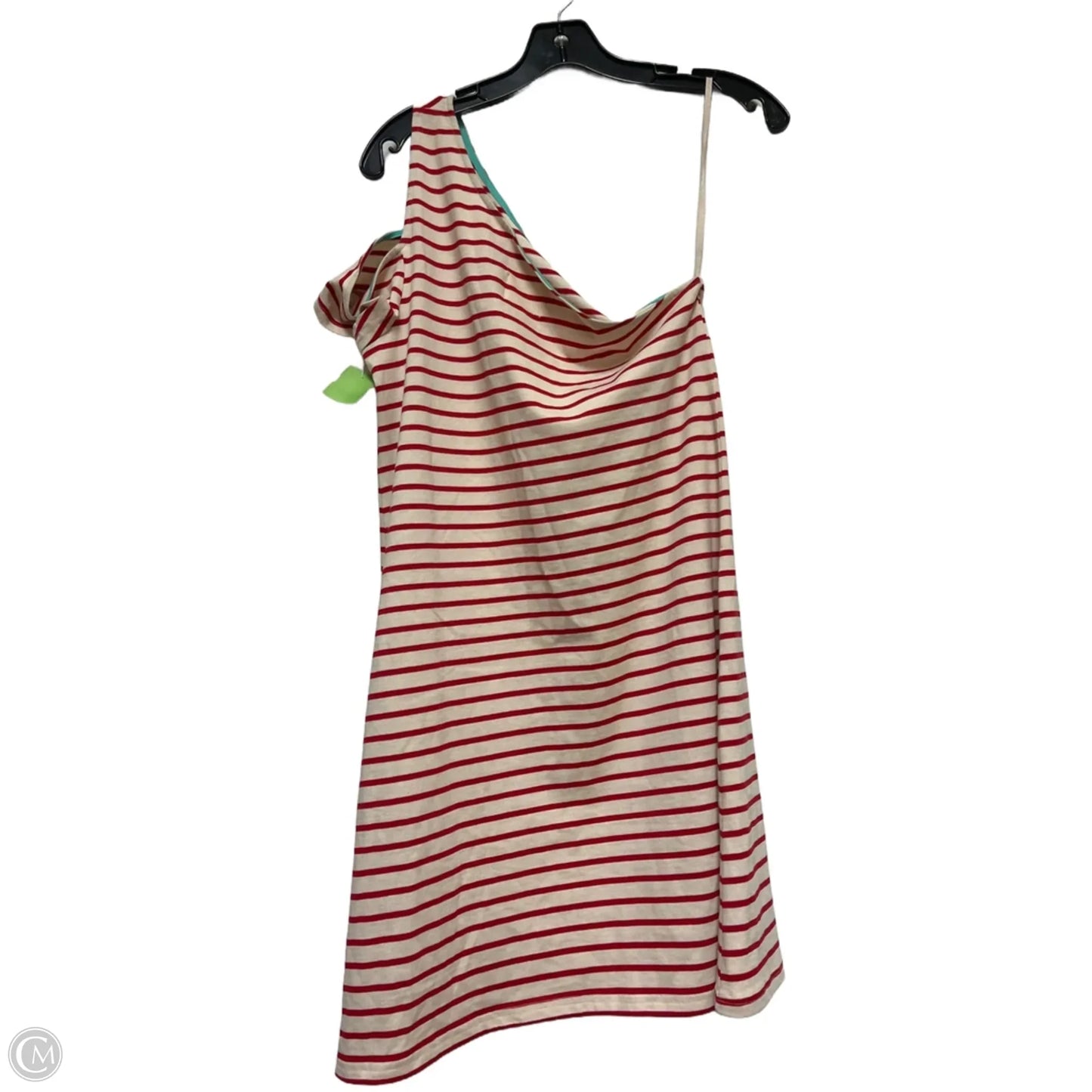 Dress Casual Short By Maeve In Cream & Red, Size: S