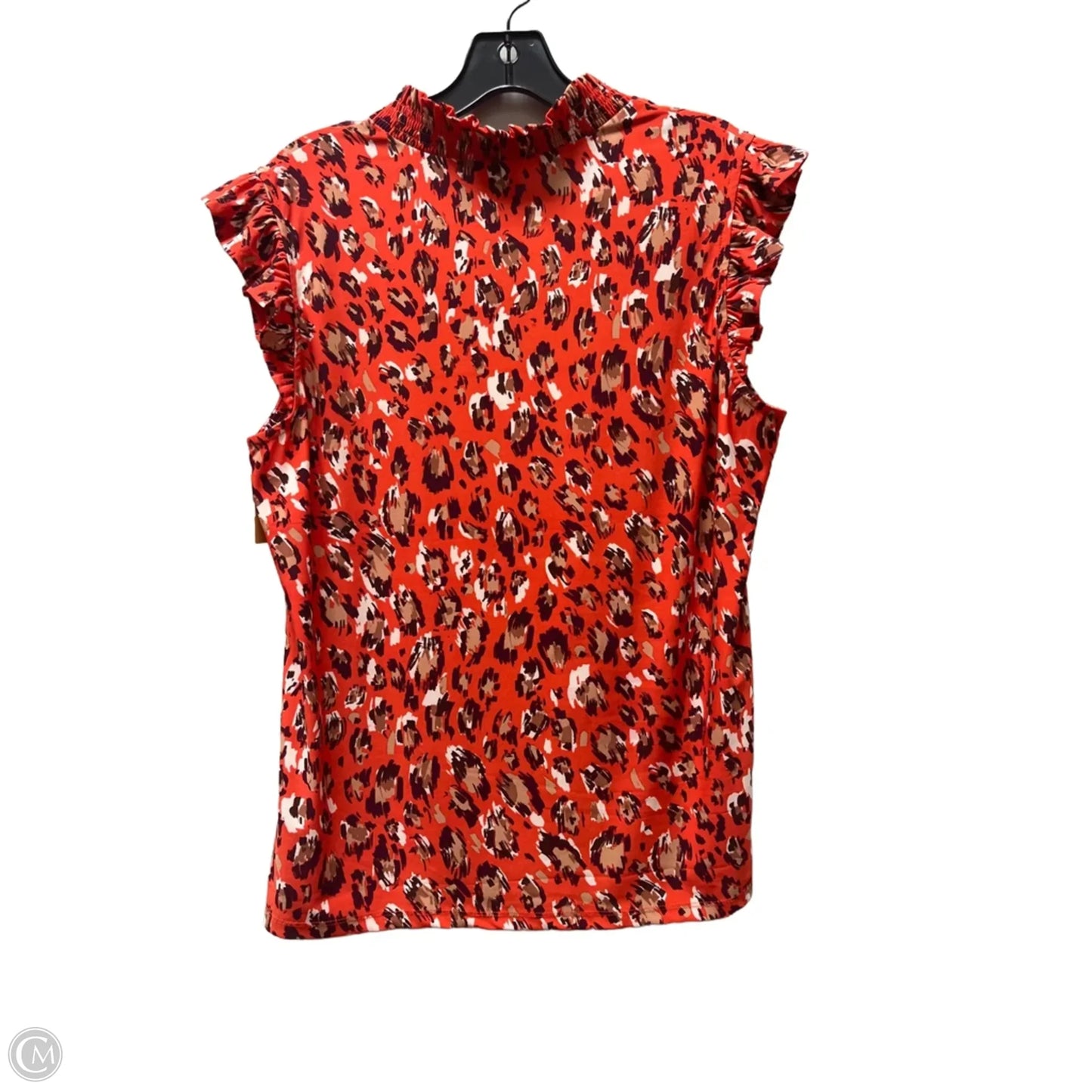Top Sleeveless By Anne Klein In Orange, Size: L